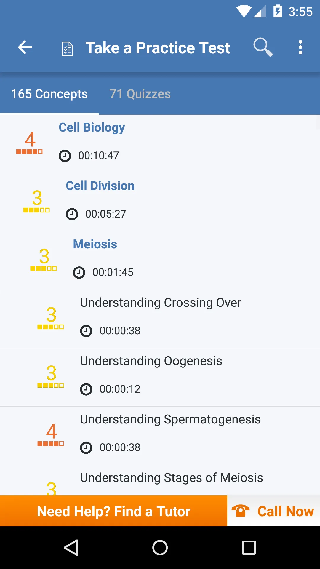 High School Biology Practice | Indus Appstore | Screenshot