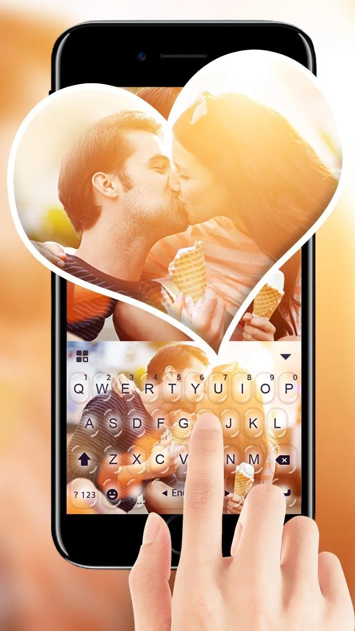 Photo Background Keyboard | Indus Appstore | Screenshot