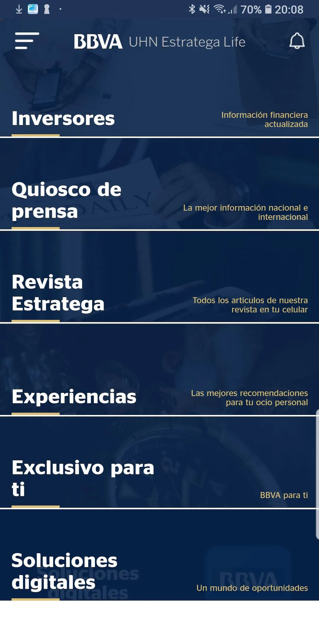 BBVA Estratega life | Indus Appstore | Screenshot