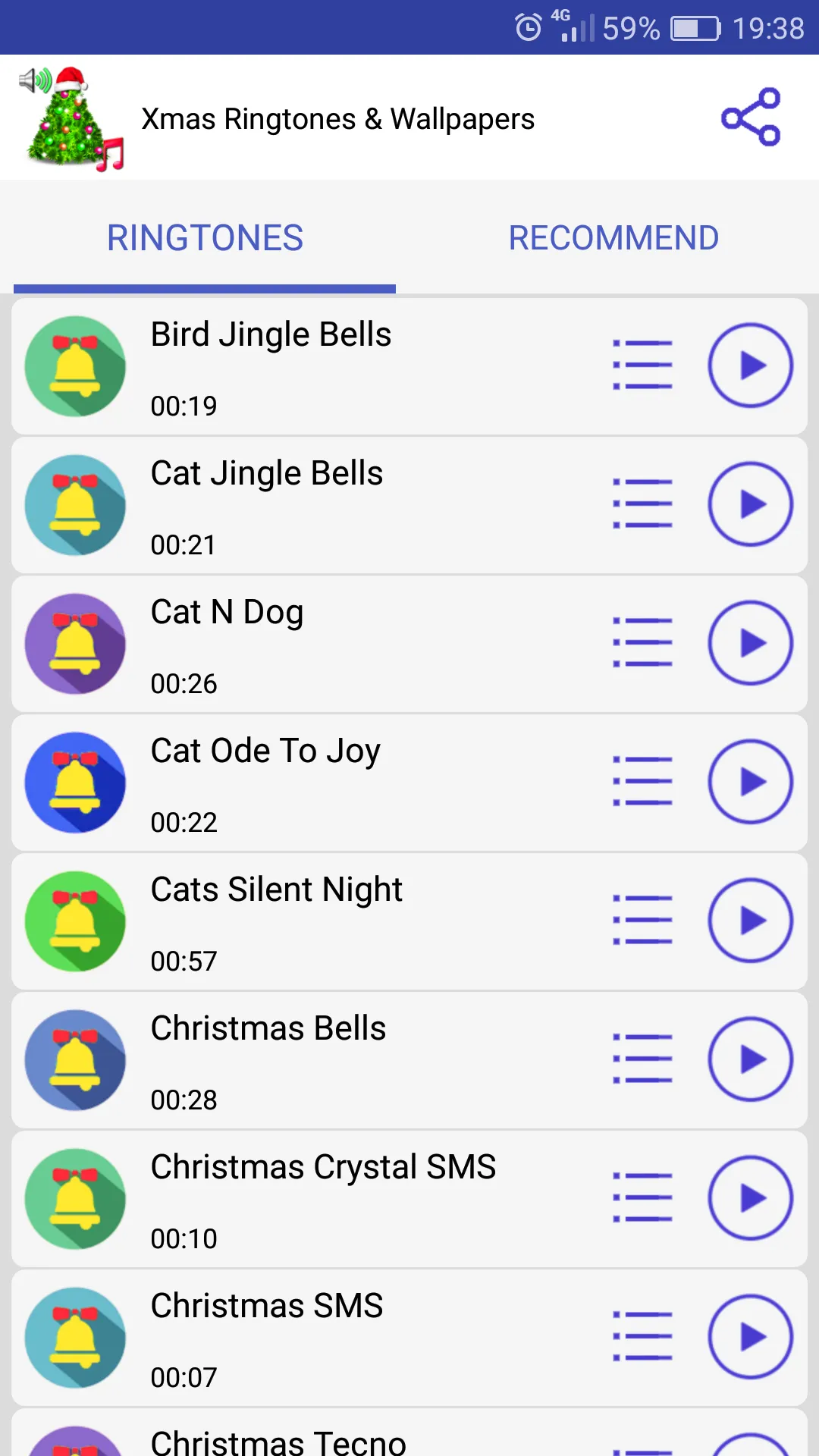 Xmas Ringtones & Wallpapers | Indus Appstore | Screenshot