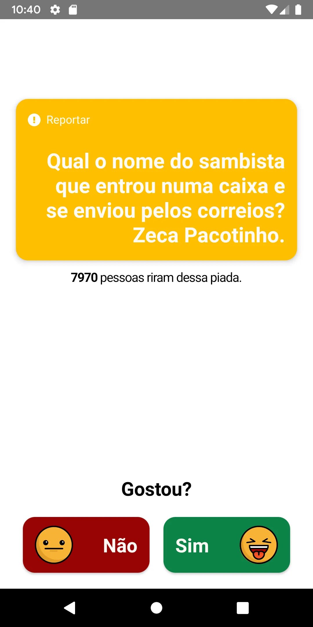 Não Pode Rir | Indus Appstore | Screenshot