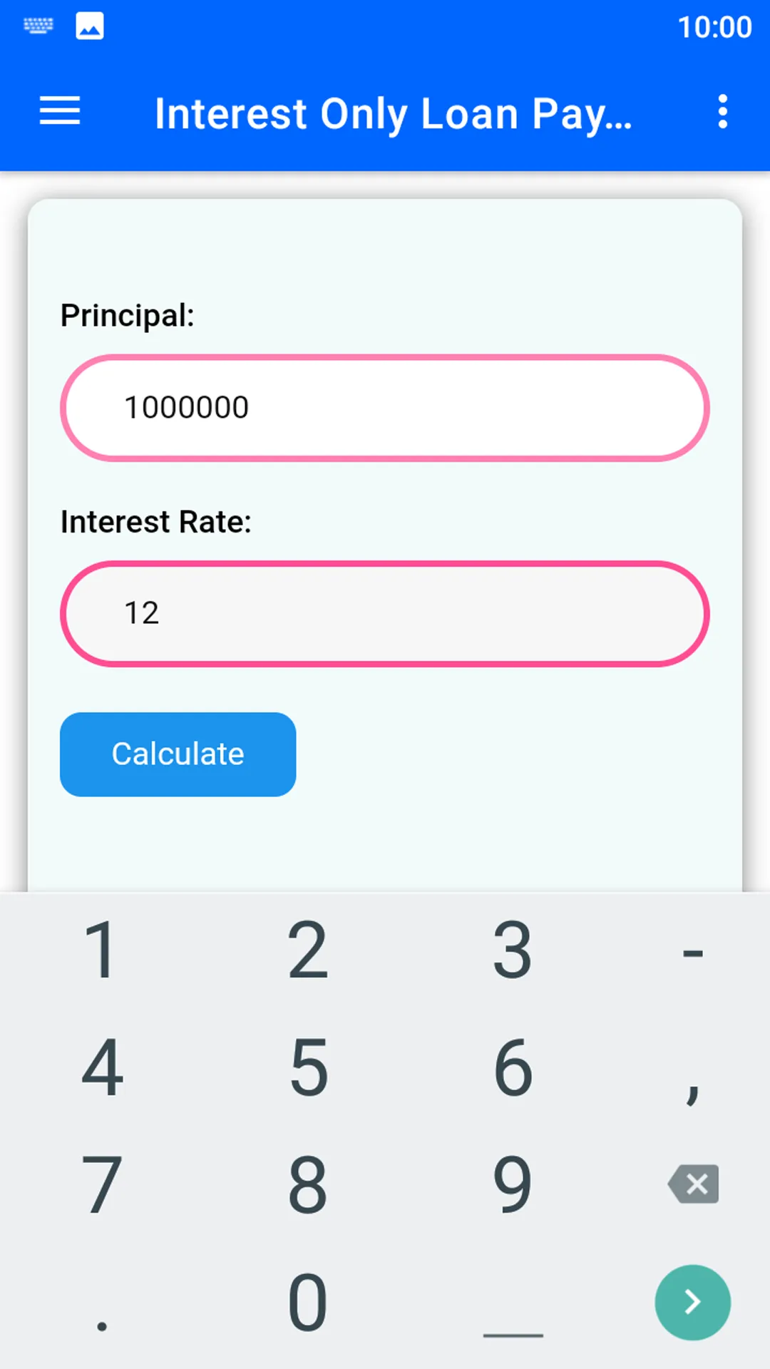 Interest Only Loan Payment | Indus Appstore | Screenshot