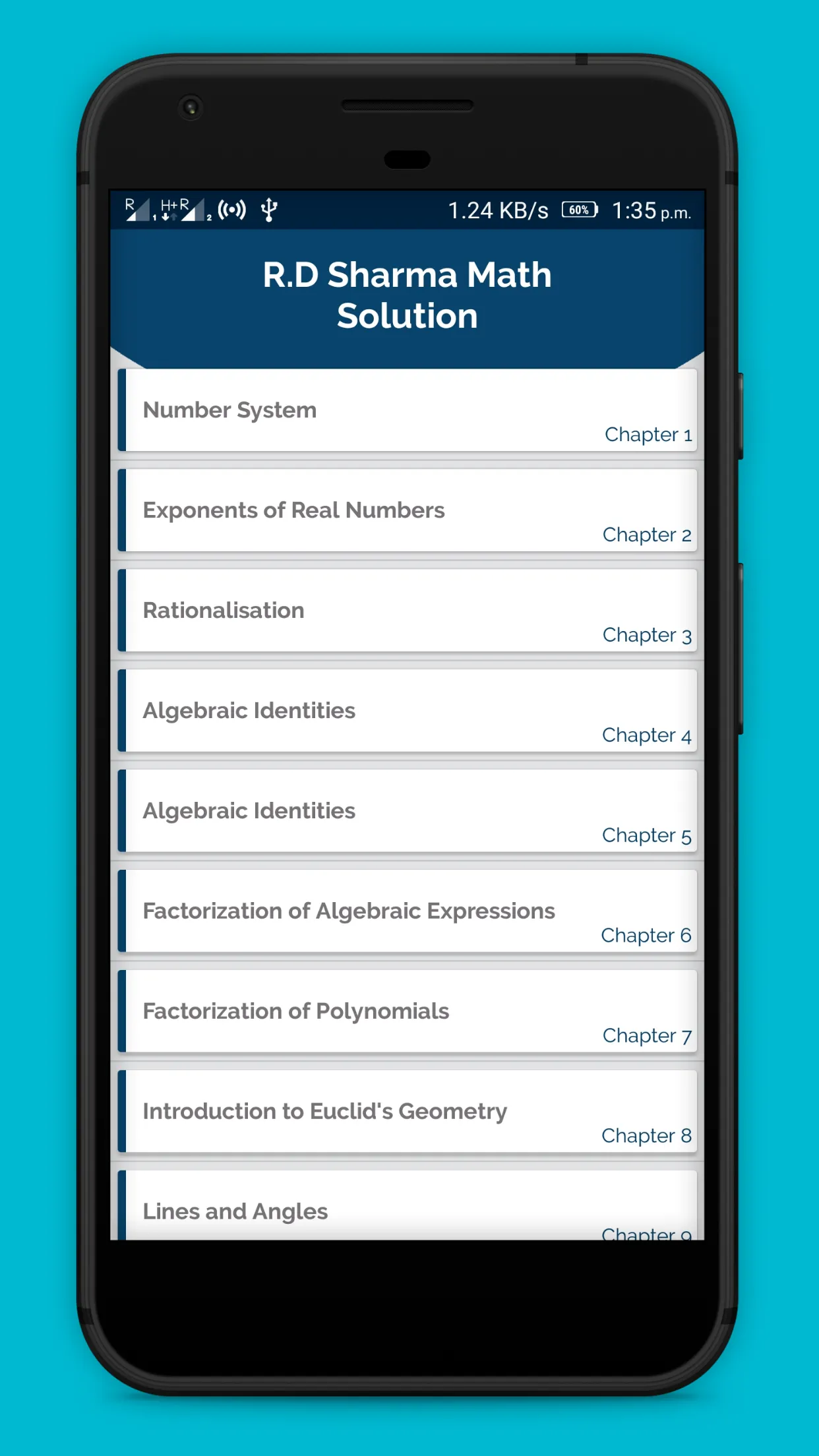 RD Sharma Class 9 Mathematics | Indus Appstore | Screenshot