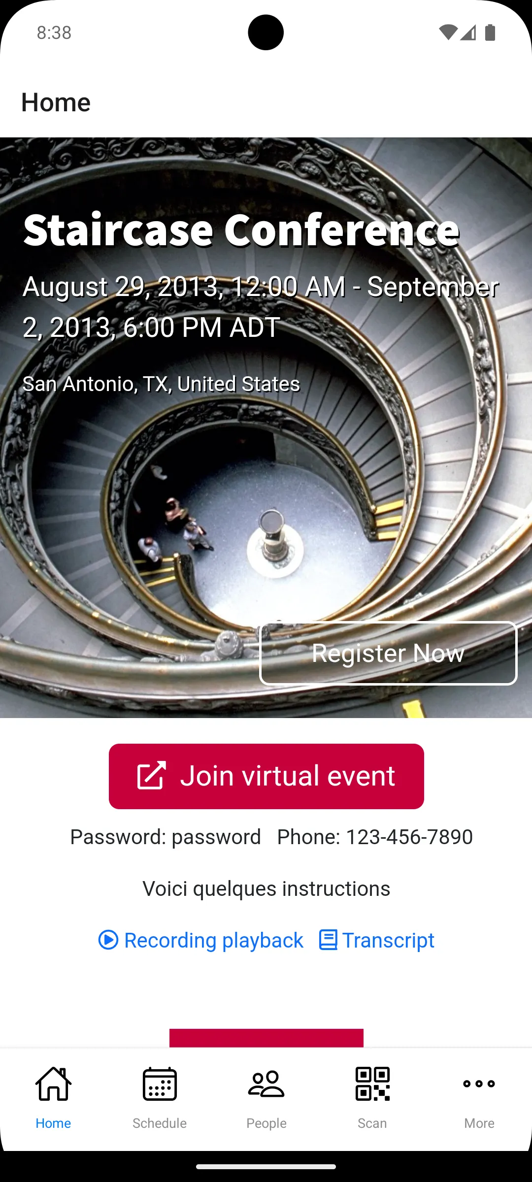 Event Guide | Indus Appstore | Screenshot