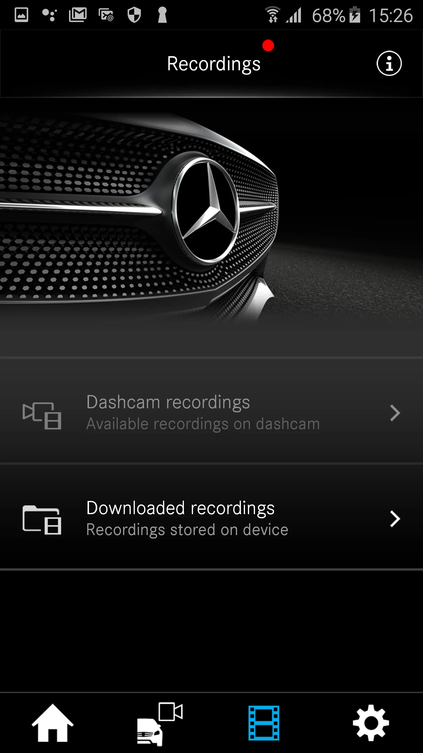 Mercedes-Benz Dashcam | Indus Appstore | Screenshot