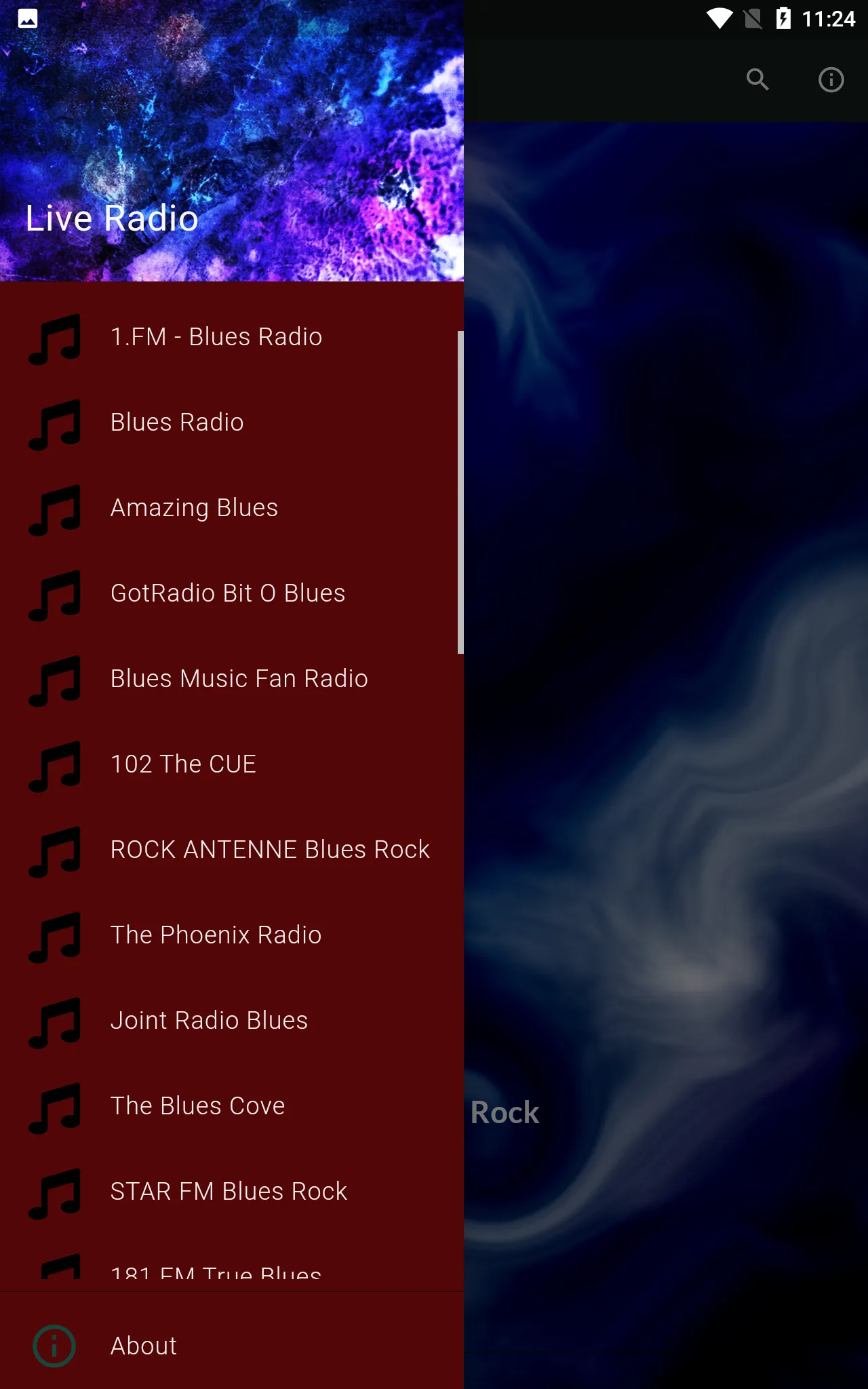 Blues Radios Live | Indus Appstore | Screenshot