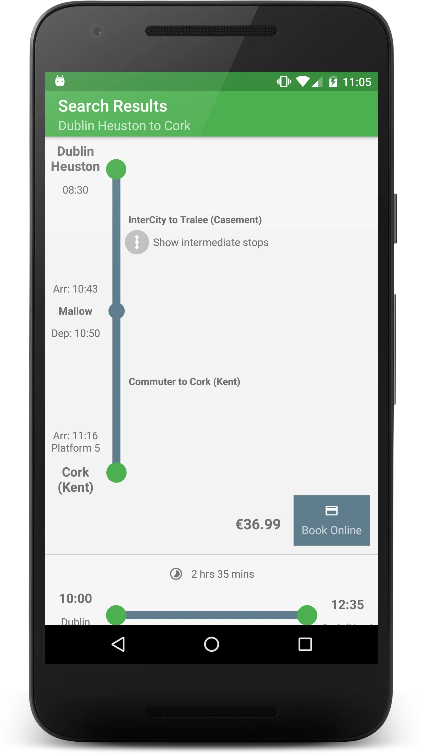 Next Train Ireland Free | Indus Appstore | Screenshot