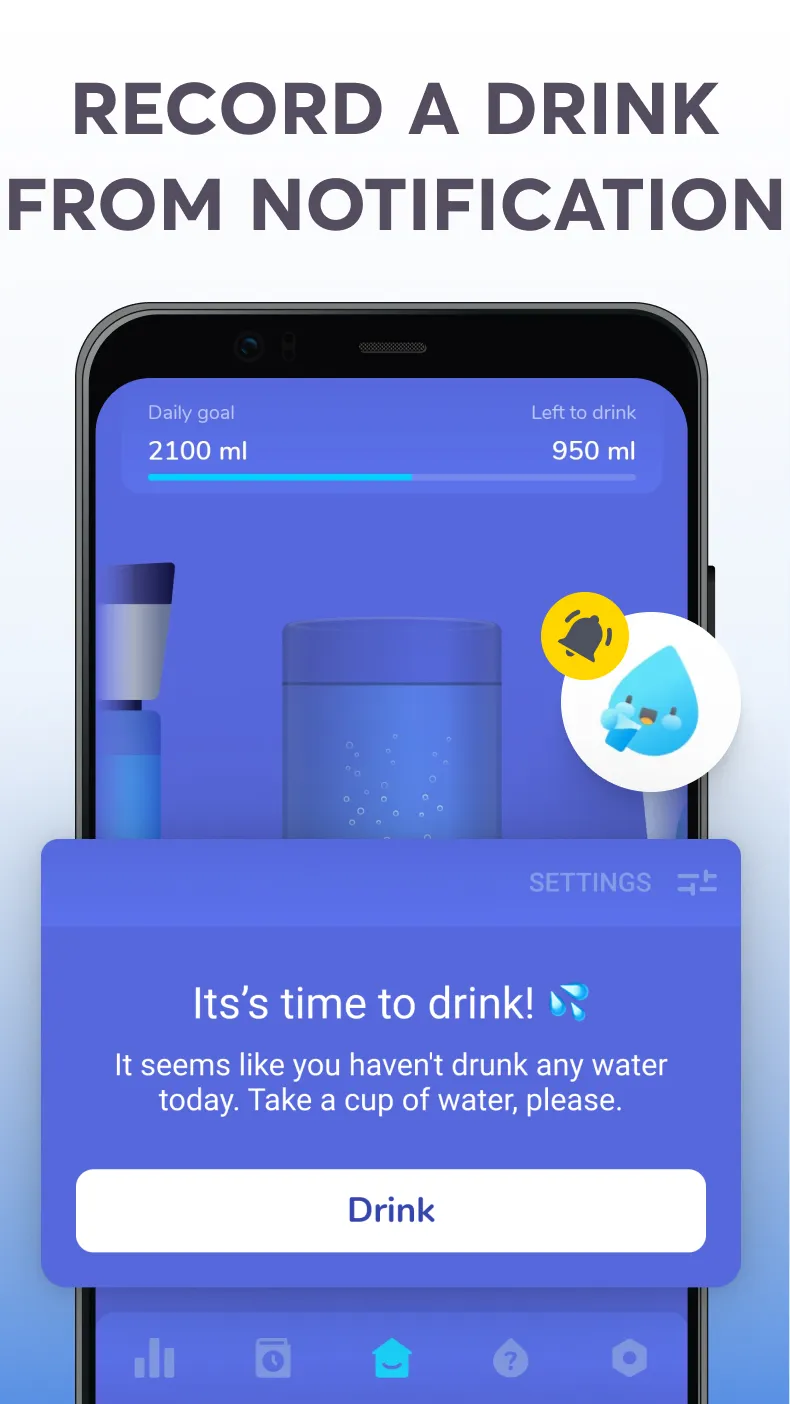 Waterly - Water Drink Reminder | Indus Appstore | Screenshot