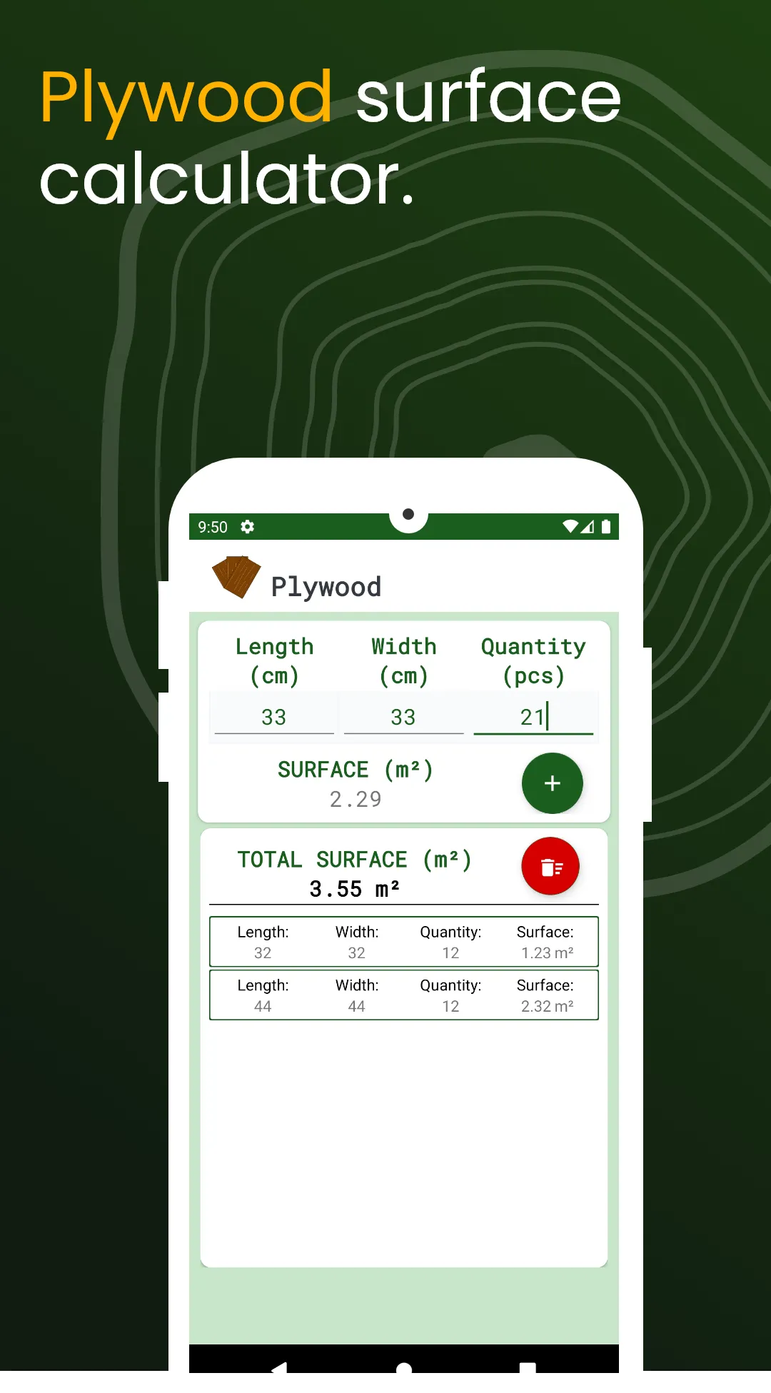 Wood Volume Calculator | Indus Appstore | Screenshot