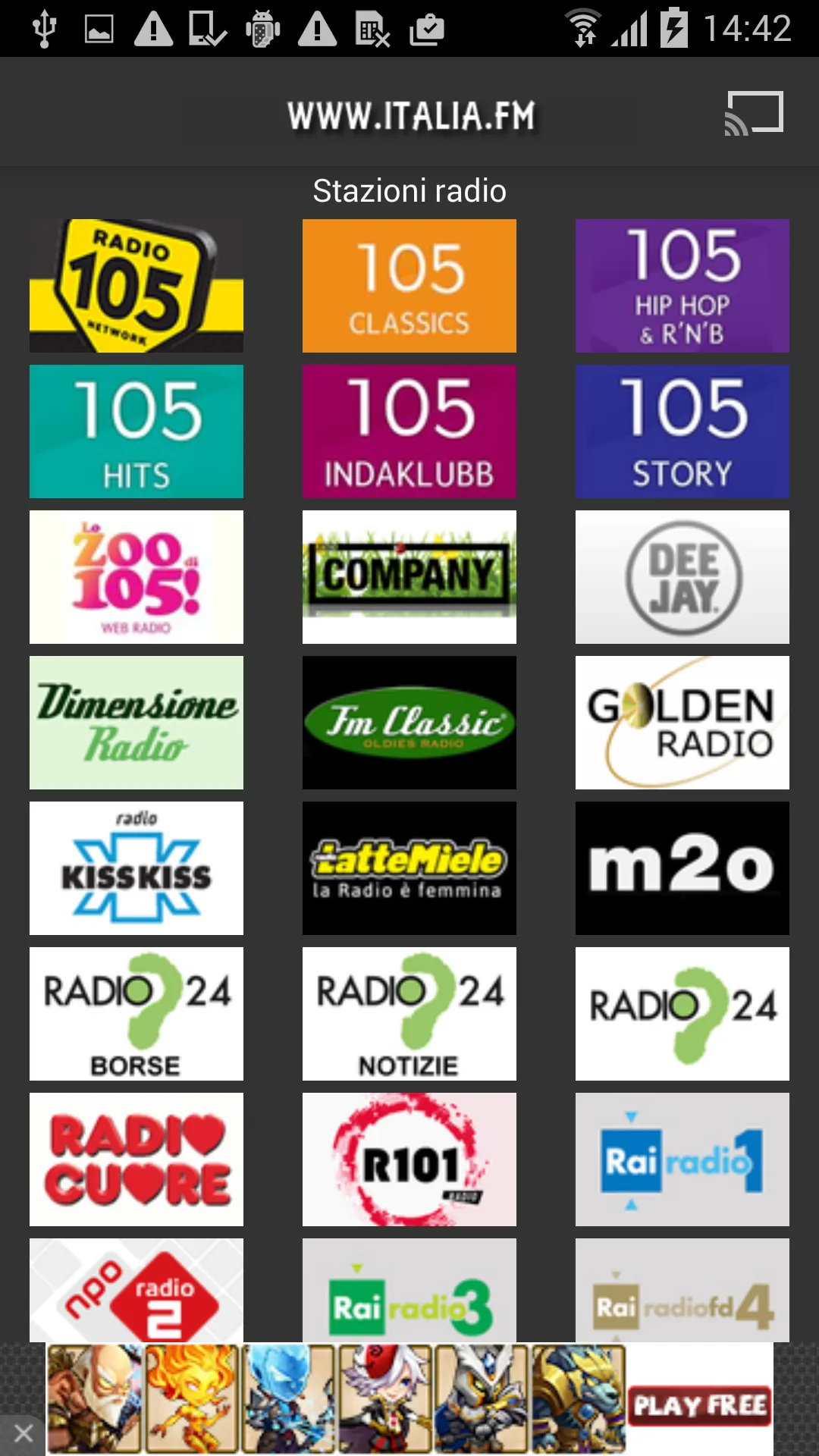 Italia.FM | Indus Appstore | Screenshot