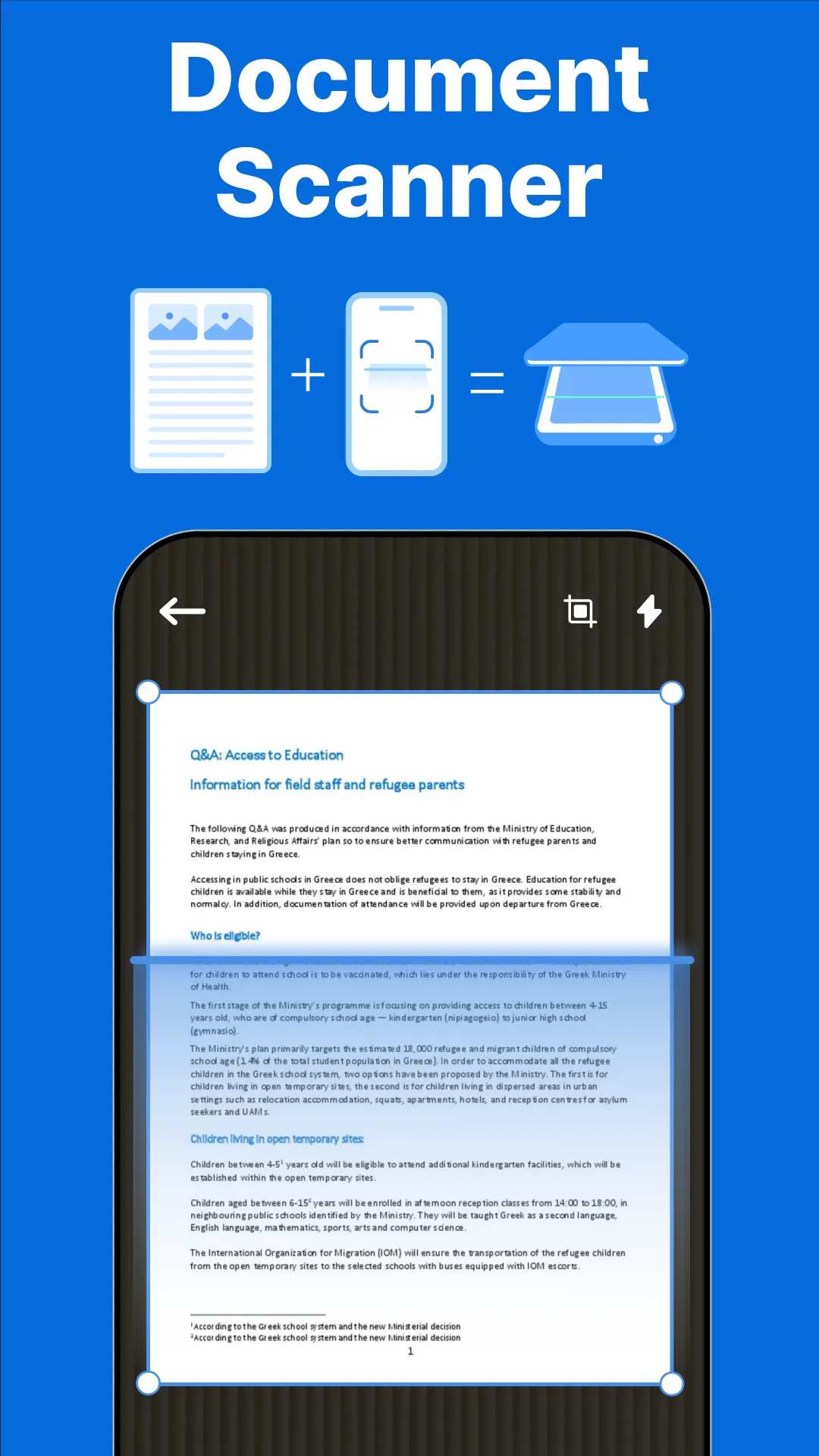 ID Card Scanner and ID Scanner | Indus Appstore | Screenshot