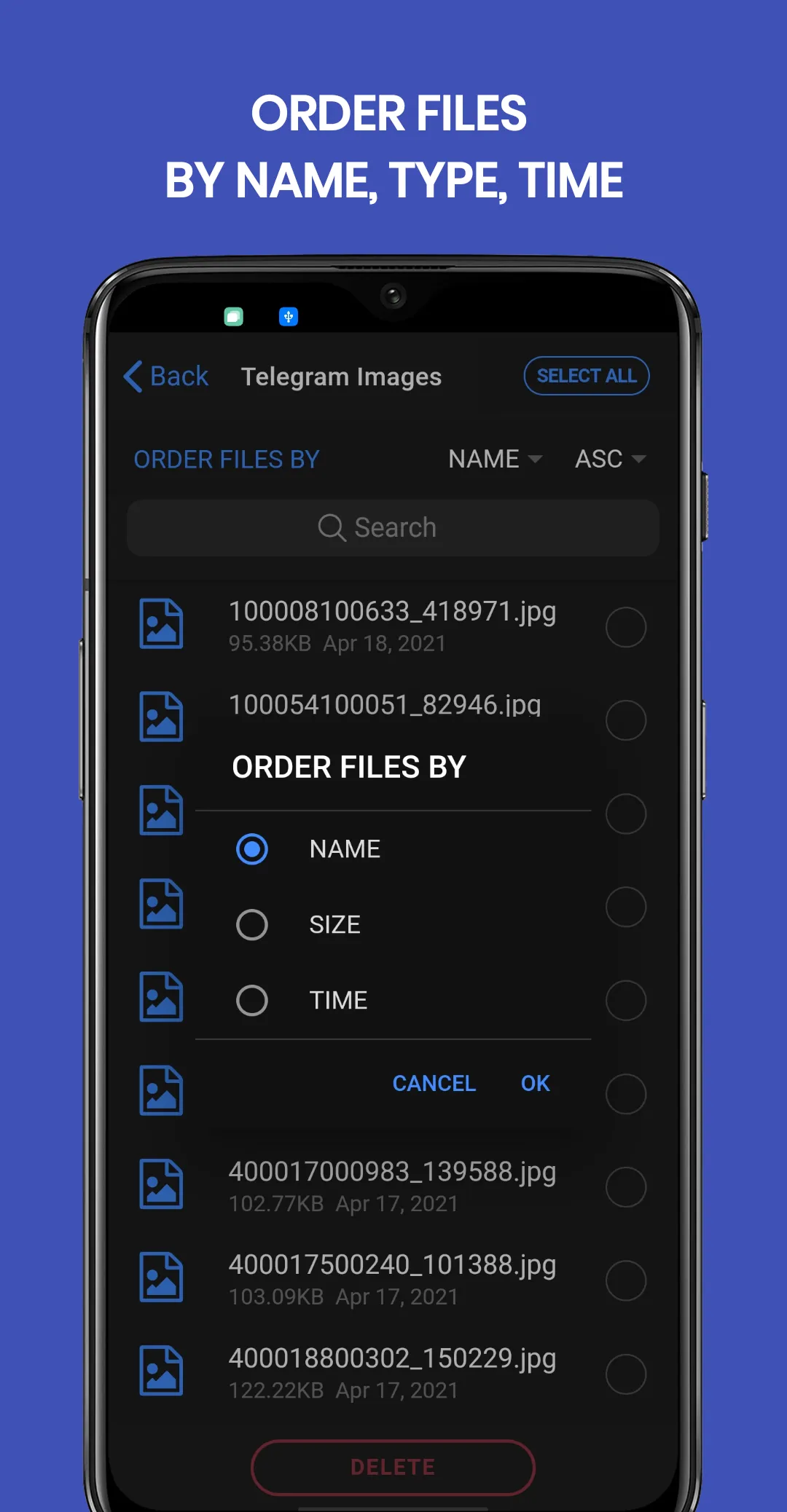 Cleaner For Telegram - File Ma | Indus Appstore | Screenshot