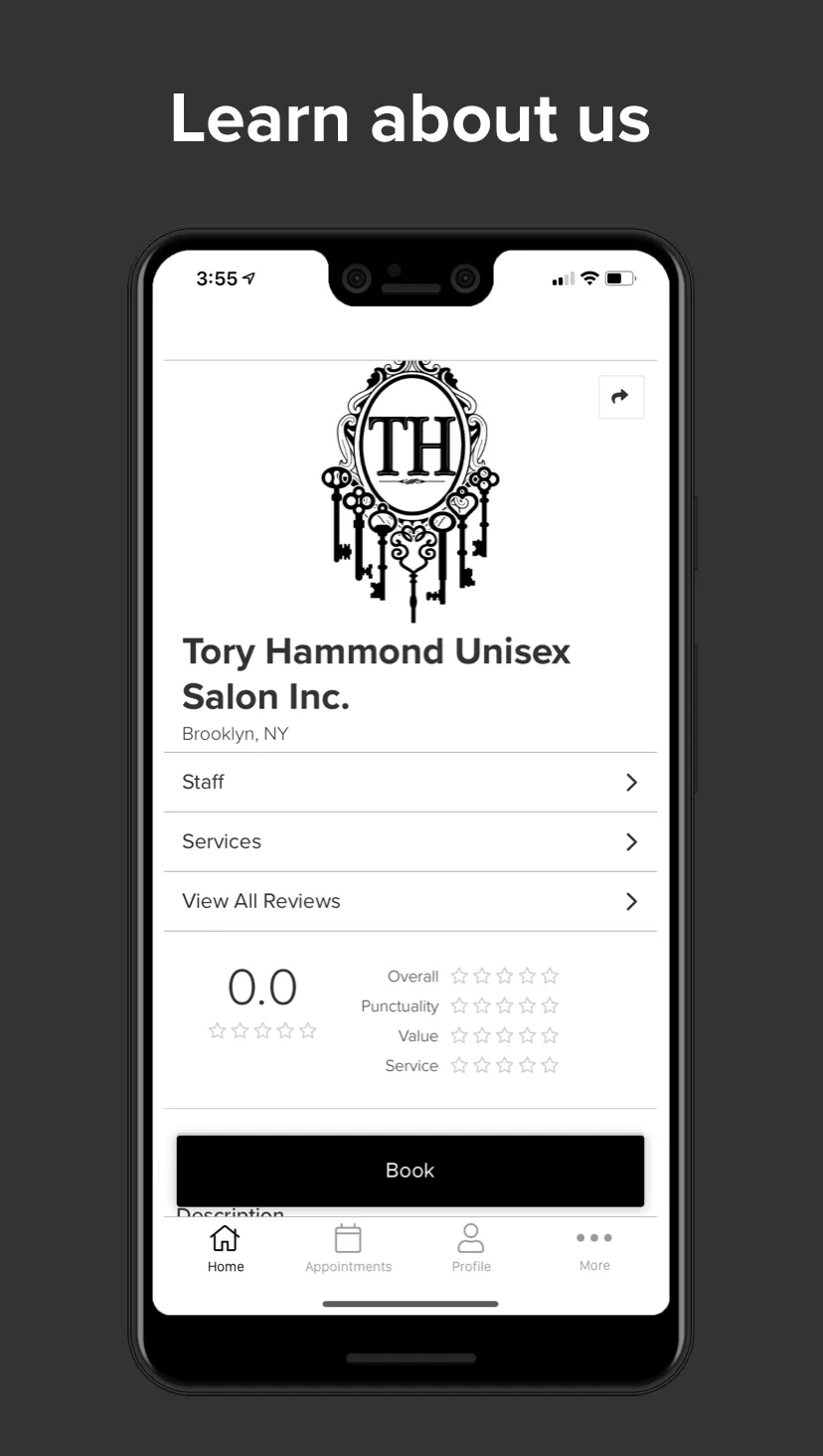 TORY HAMMOND UNISEX SALON INC | Indus Appstore | Screenshot