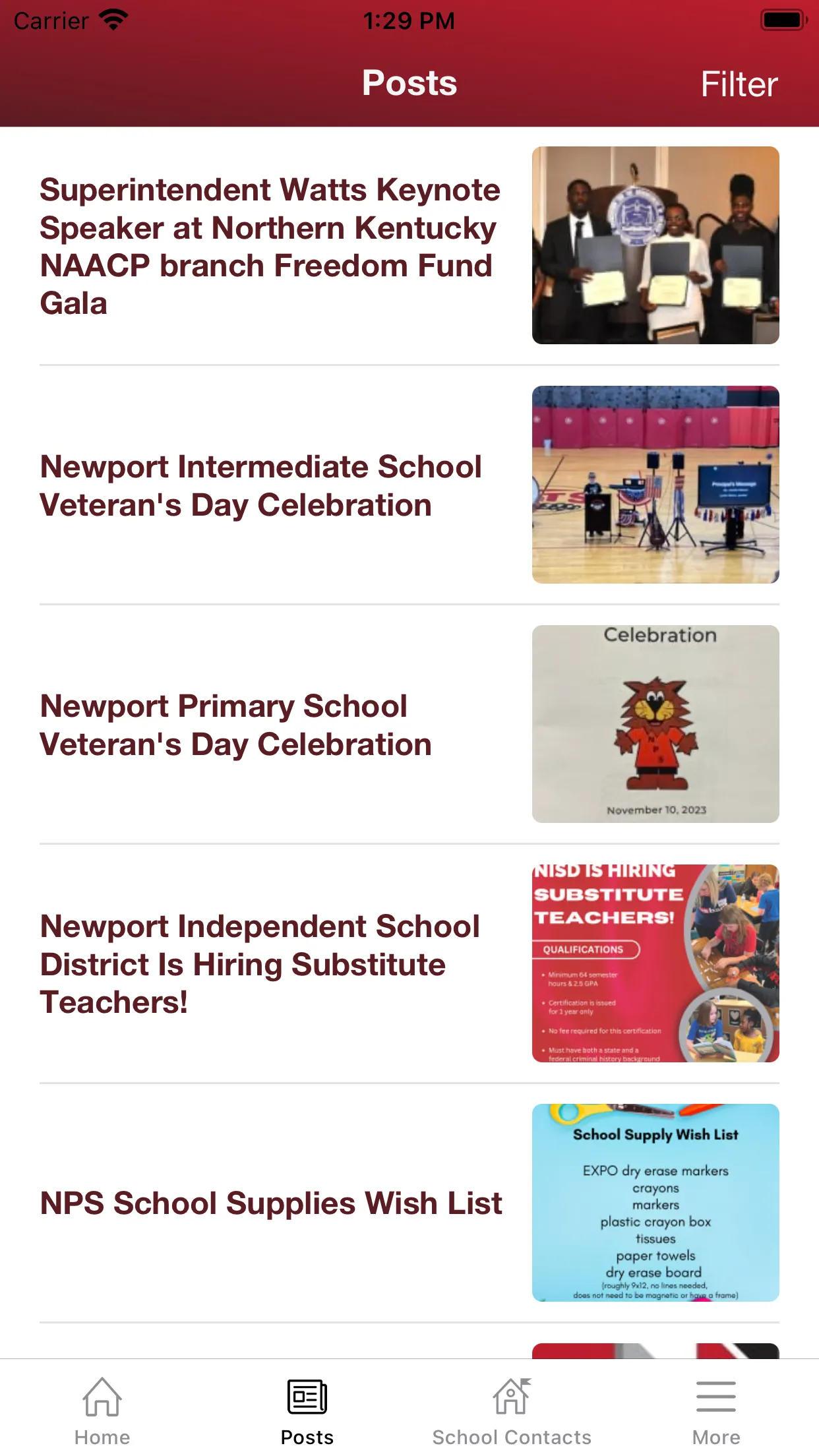 Newport Independent Schools | Indus Appstore | Screenshot