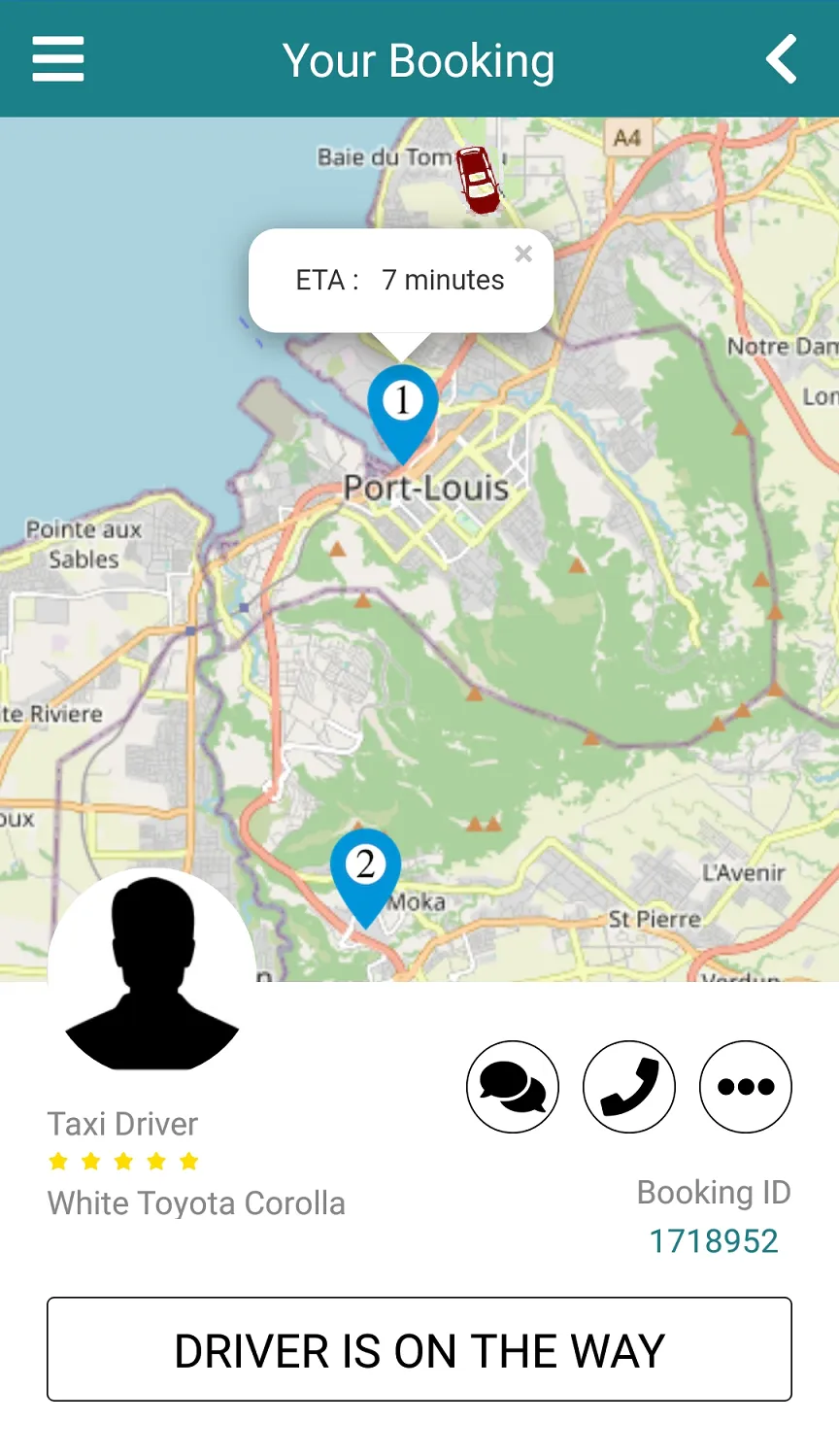 ALA-LILA Taxi service | Indus Appstore | Screenshot