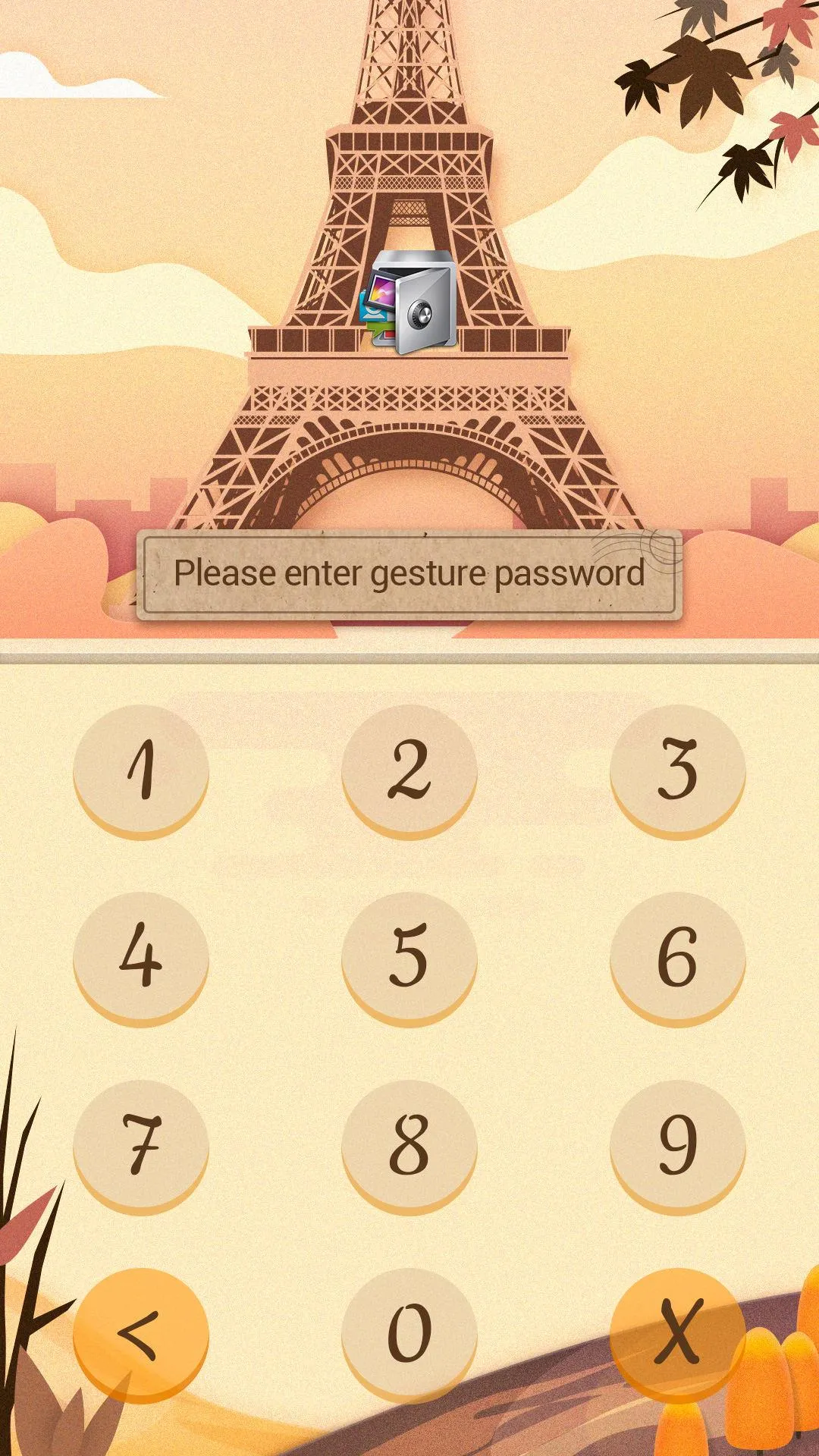 AppLock Theme Eiffel Tower | Indus Appstore | Screenshot