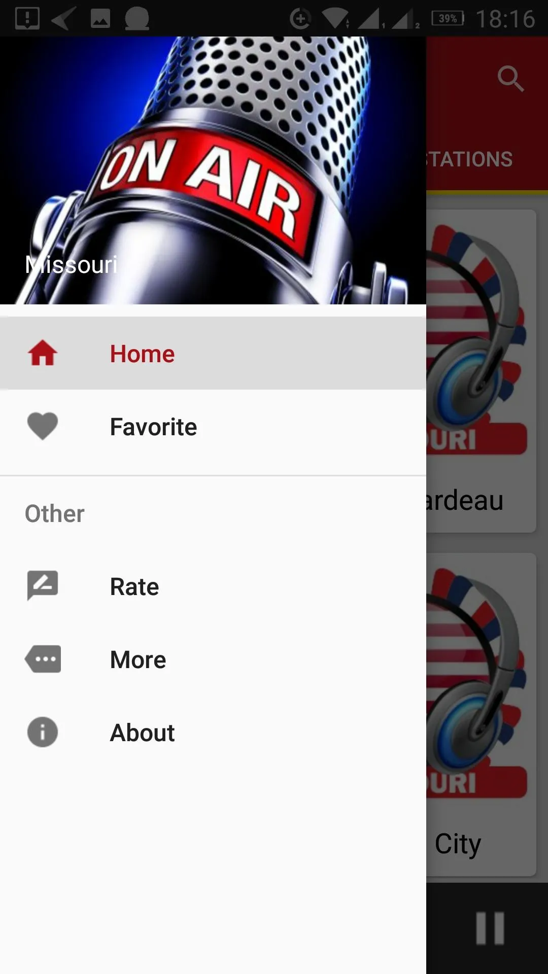 Missouri Radio Stations - USA | Indus Appstore | Screenshot