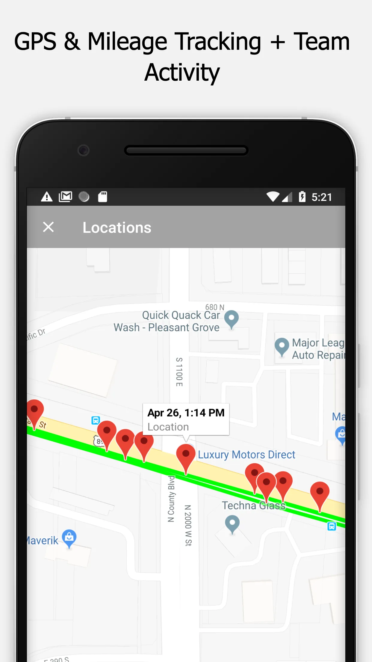 GPS Time & Mileage Tracking | Indus Appstore | Screenshot