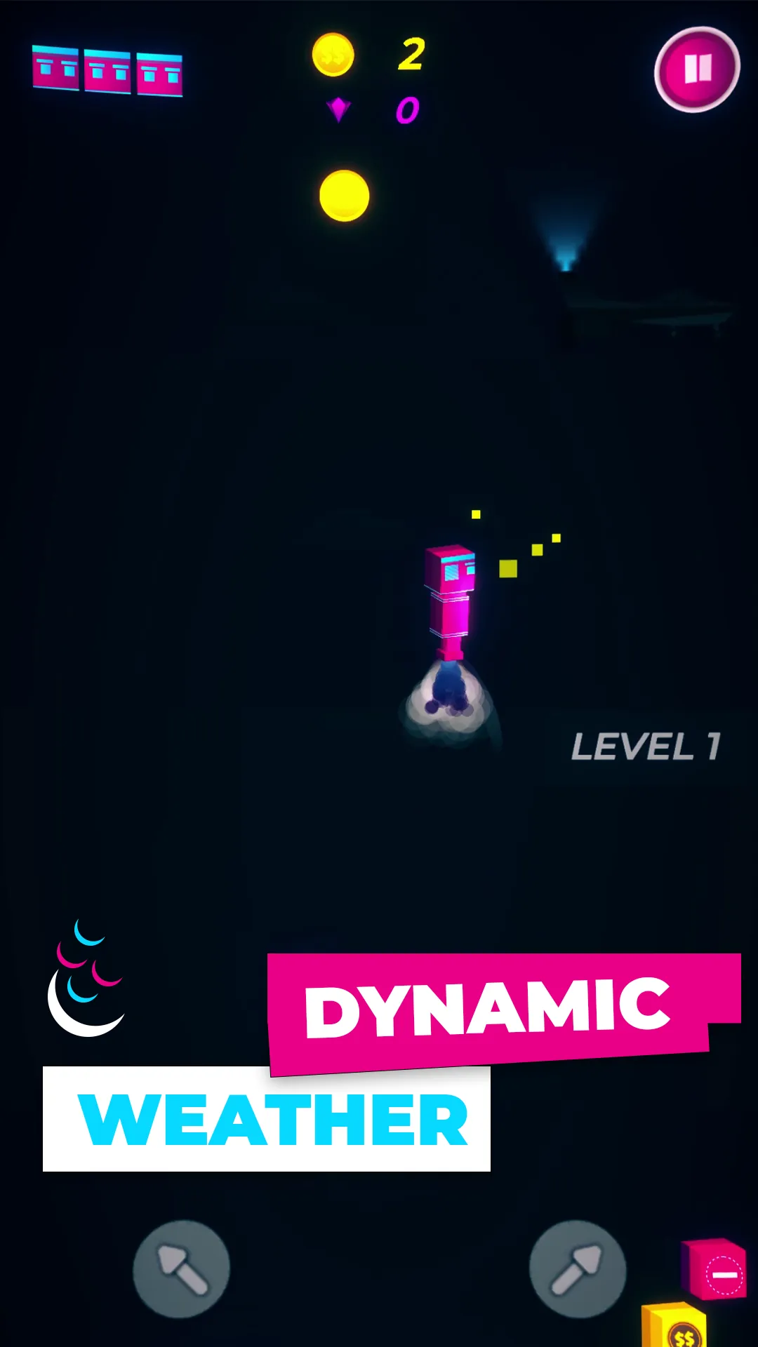 Robotop -THE FLYING ROBOT GAME | Indus Appstore | Screenshot