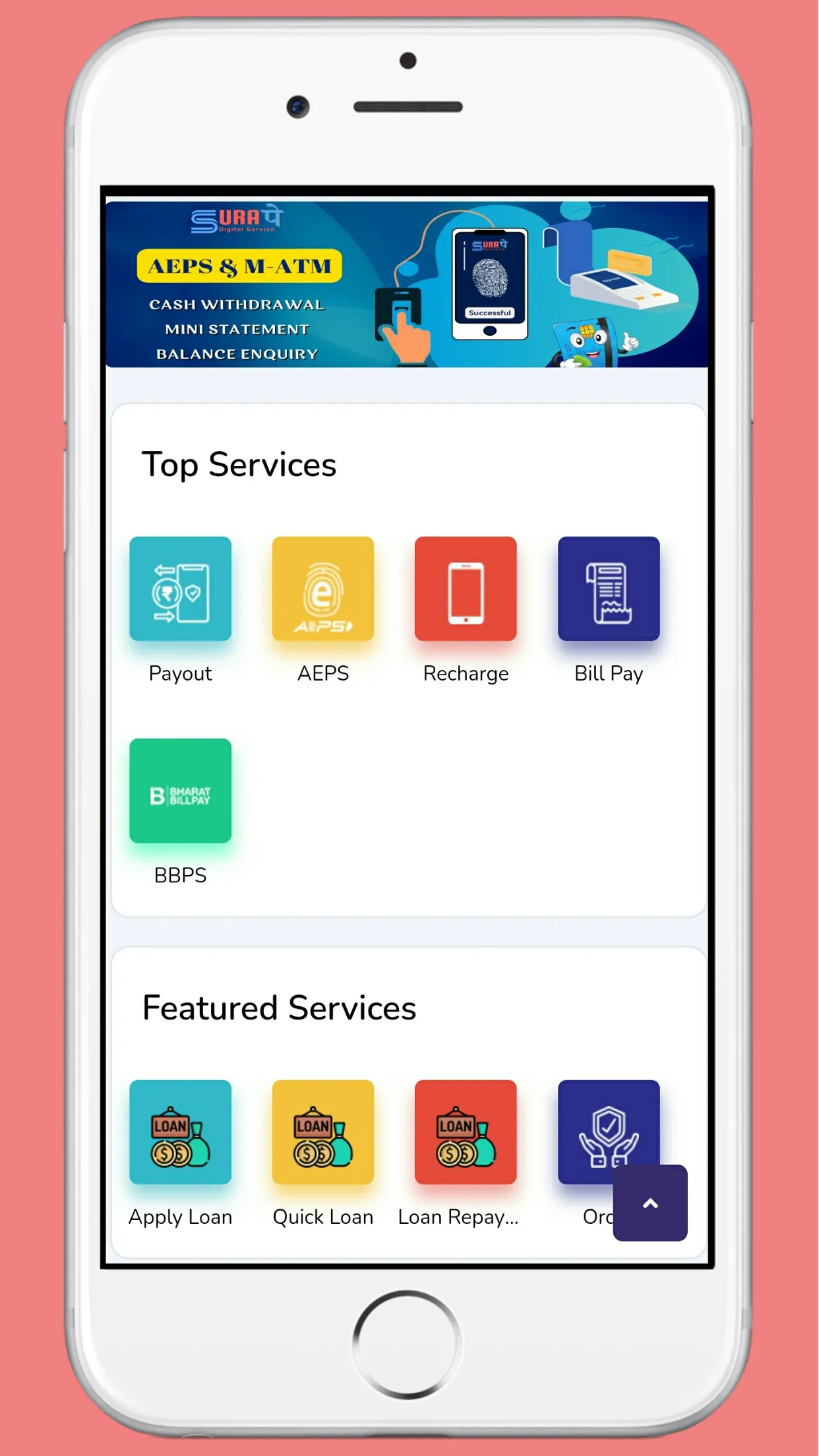 SuraPay Recharge AEPS DMT BBPS | Indus Appstore | Screenshot