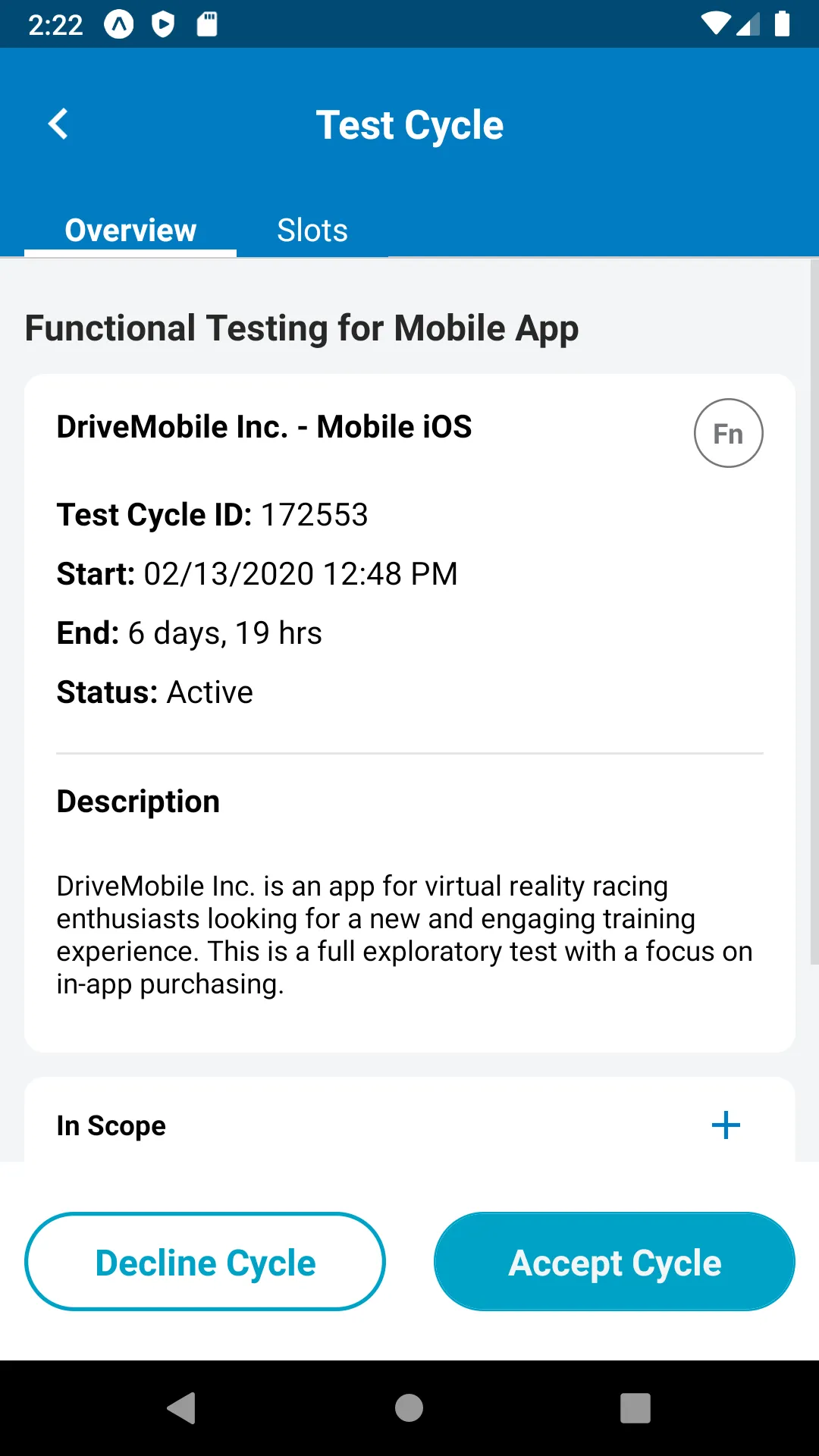 uTest | Indus Appstore | Screenshot