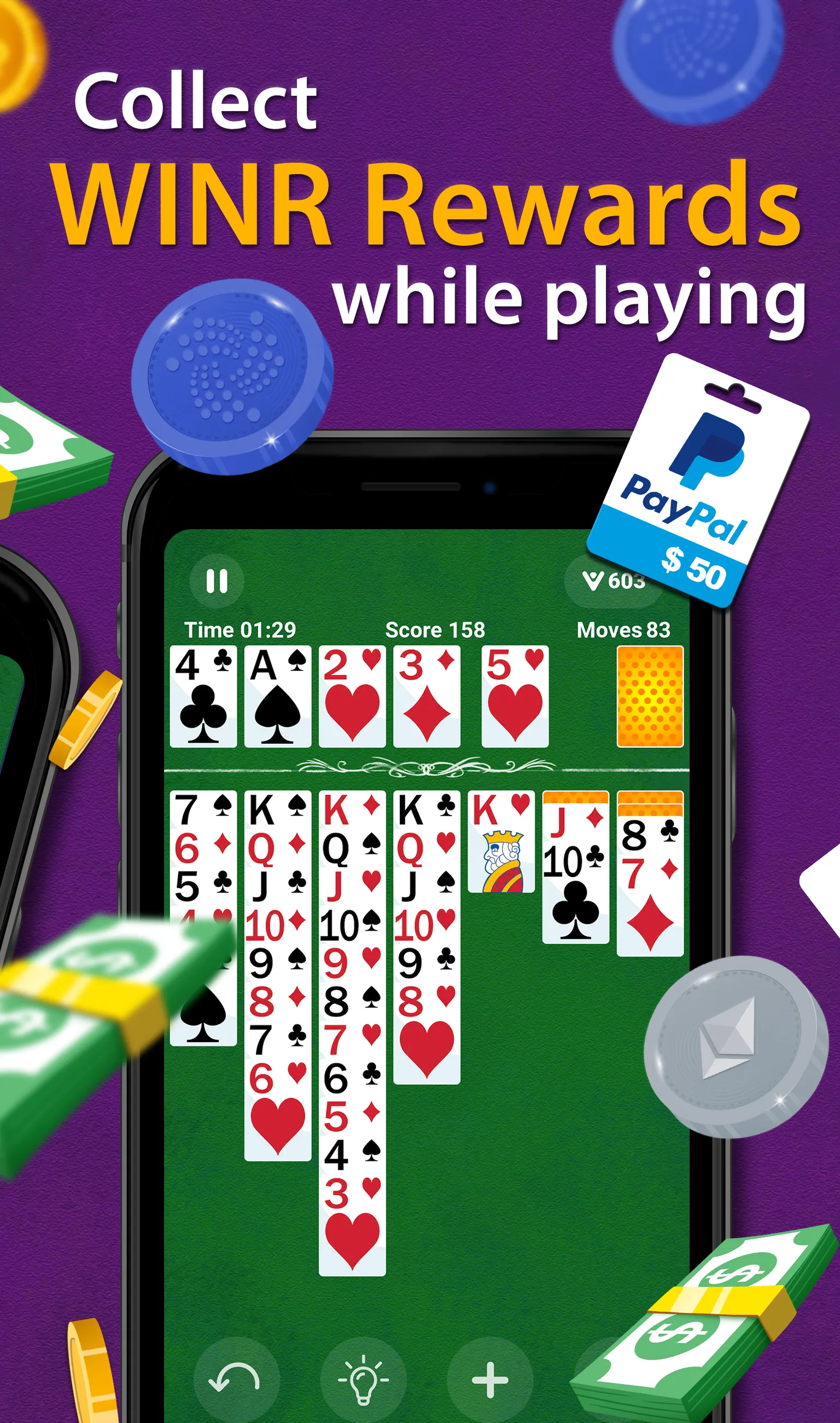 Solitaire - Make Money | Indus Appstore | Screenshot