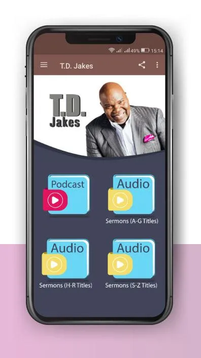 T.D. Jakes Motivation | Indus Appstore | Screenshot