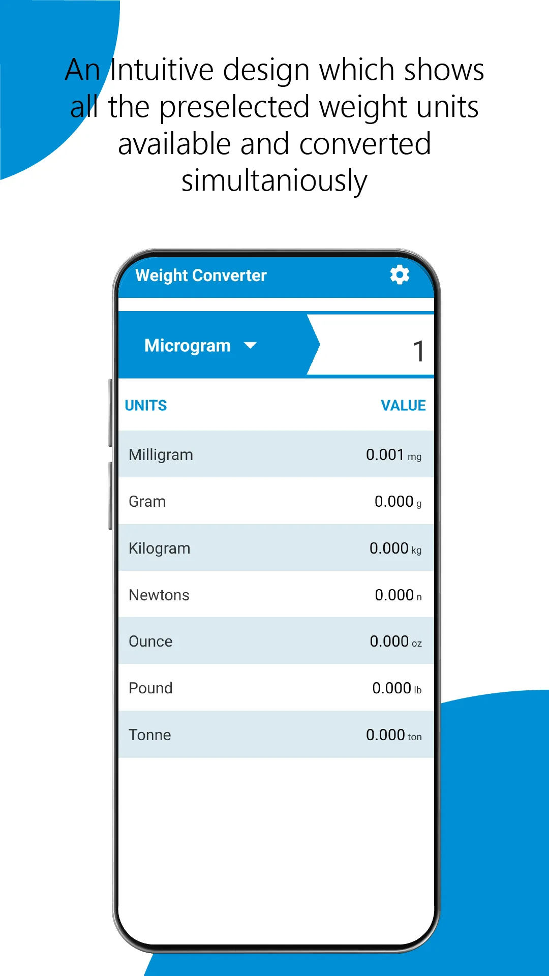 Weight Converter - kg to lbs | Indus Appstore | Screenshot