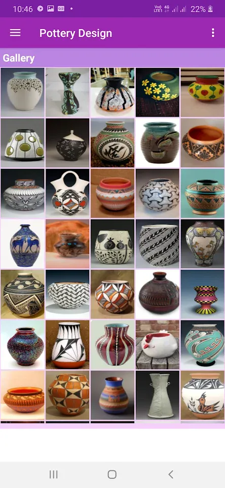 Pottery Design Gallery | Indus Appstore | Screenshot