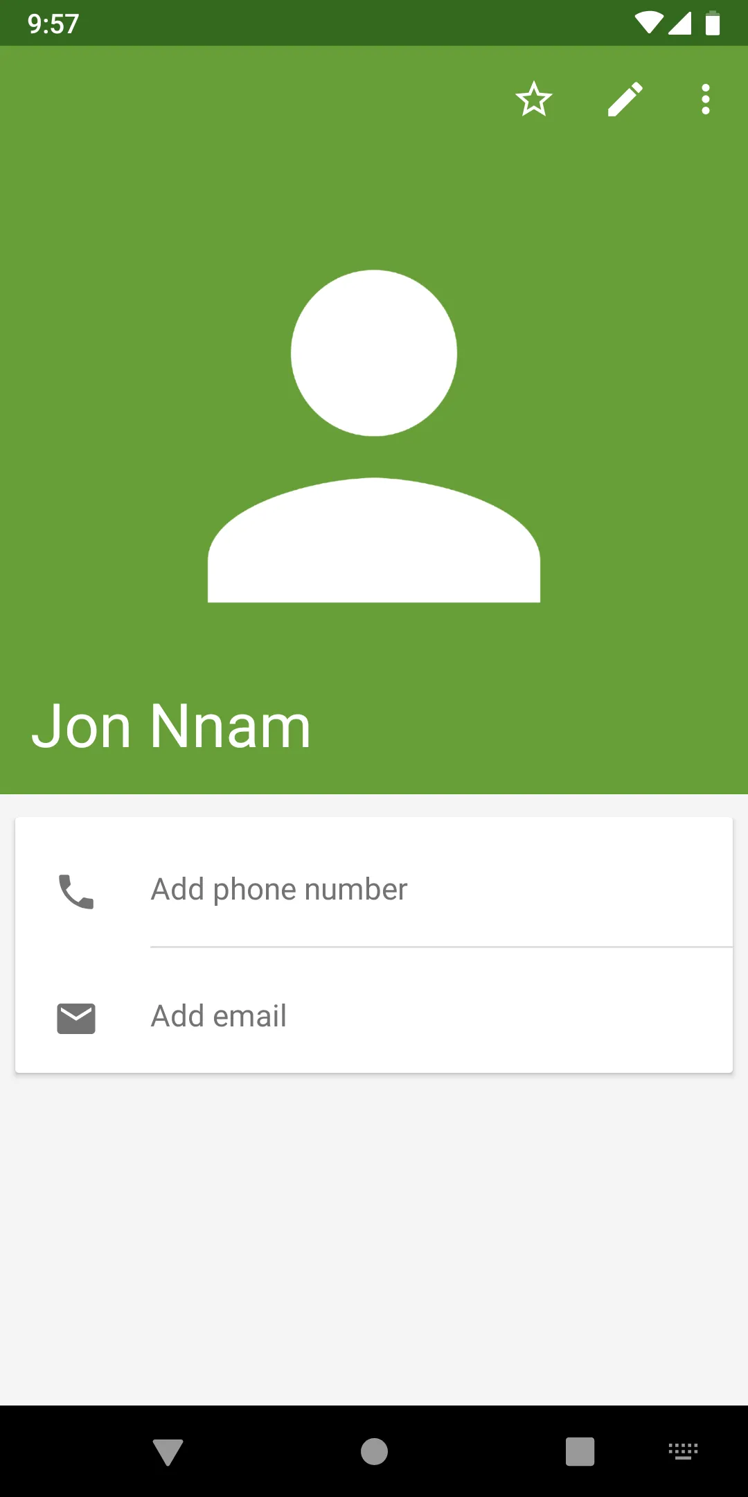 Contacts (AOSP Contacts fork) | Indus Appstore | Screenshot