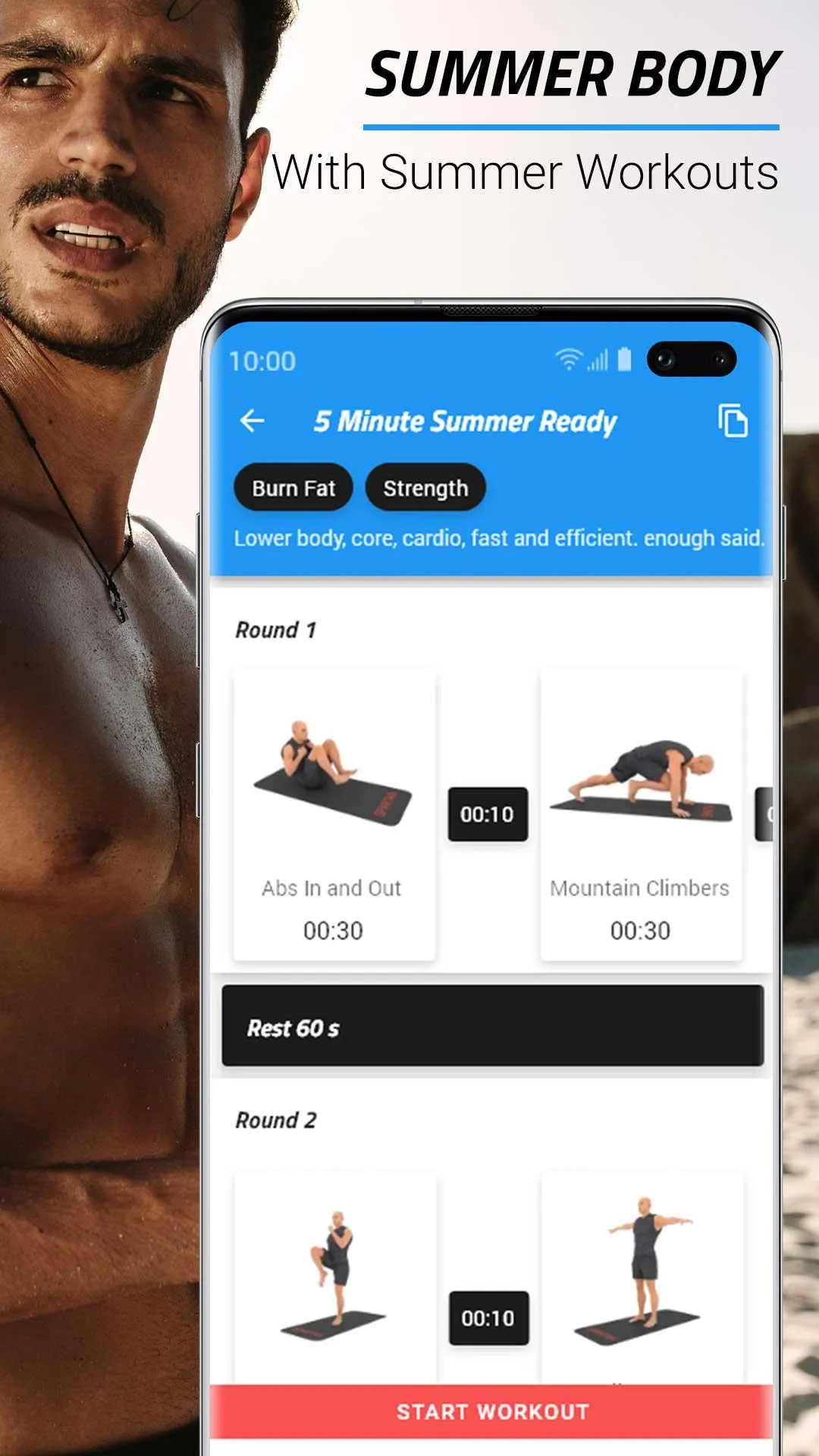 Summer Bodyweight Workouts & E | Indus Appstore | Screenshot