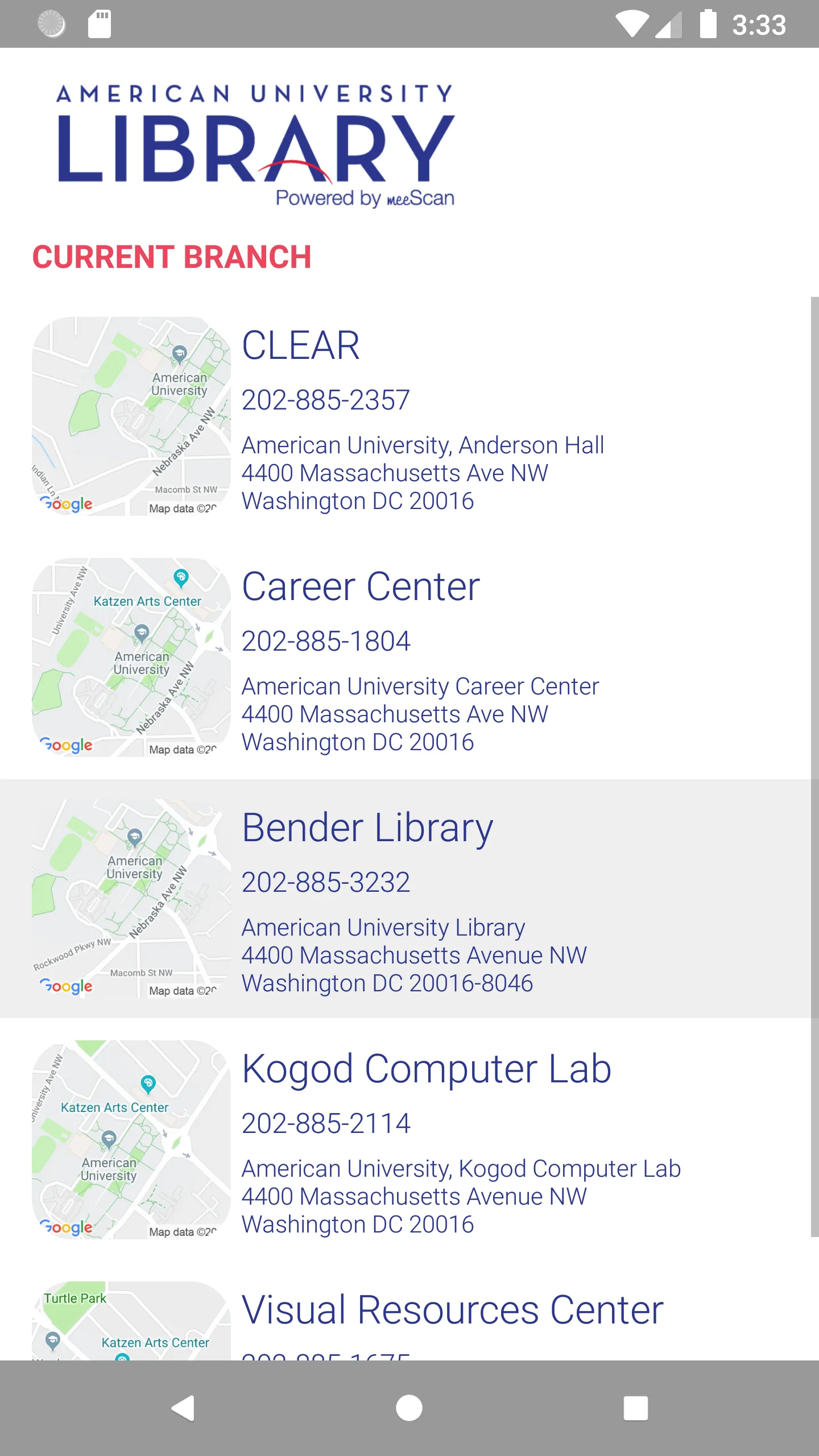 AU Library Self Check | Indus Appstore | Screenshot