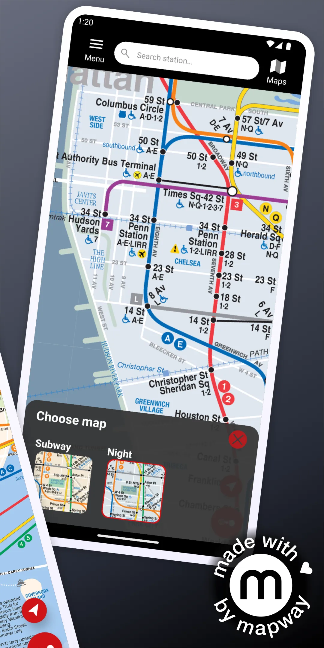 New York Subway – MTA Map NYC | Indus Appstore | Screenshot