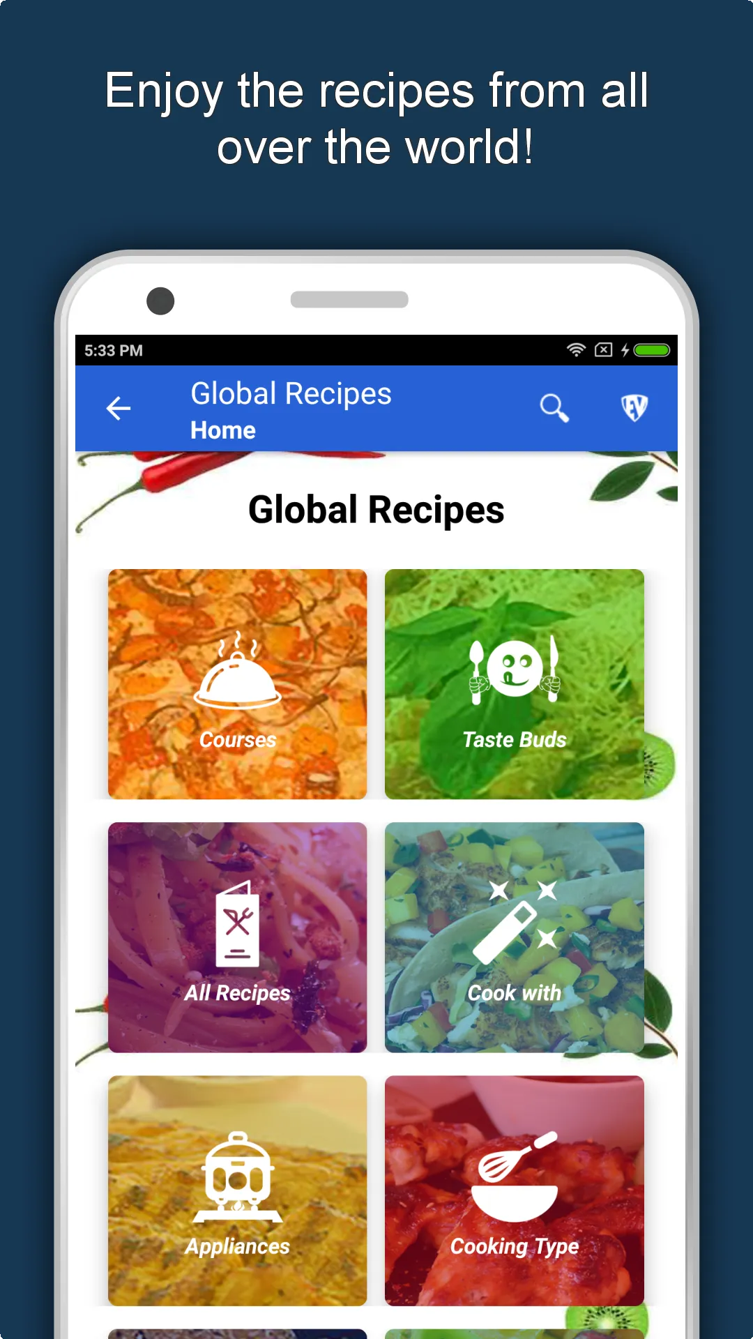 Global Recipes: World Cuisines | Indus Appstore | Screenshot