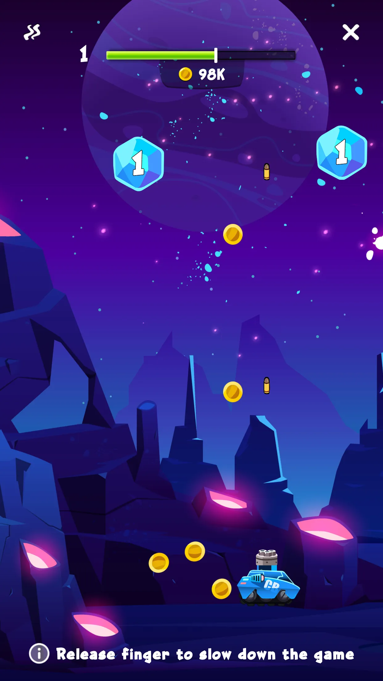 Crystal Blast | Asteroid Blast | Indus Appstore | Screenshot