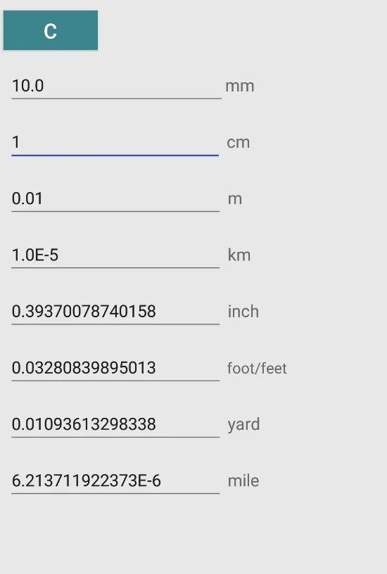 Length Unit Converter | Indus Appstore | Screenshot