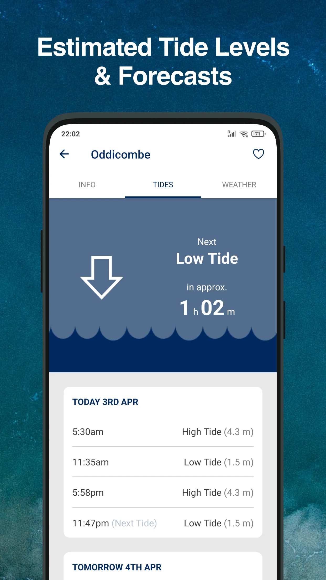 UK & Ireland Beaches | Tides | Indus Appstore | Screenshot