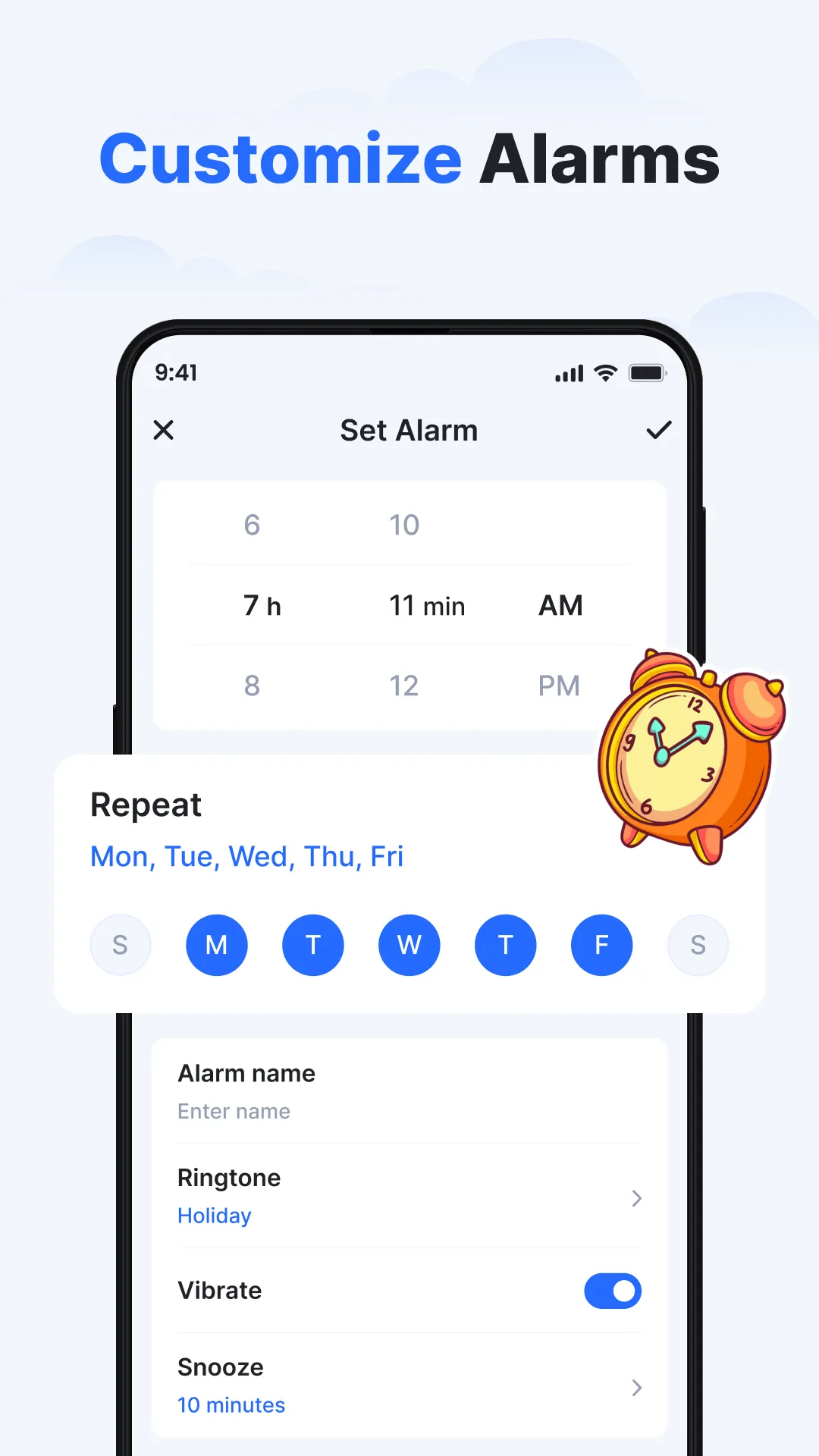 Clock - Simple Alarm Clock | Indus Appstore | Screenshot