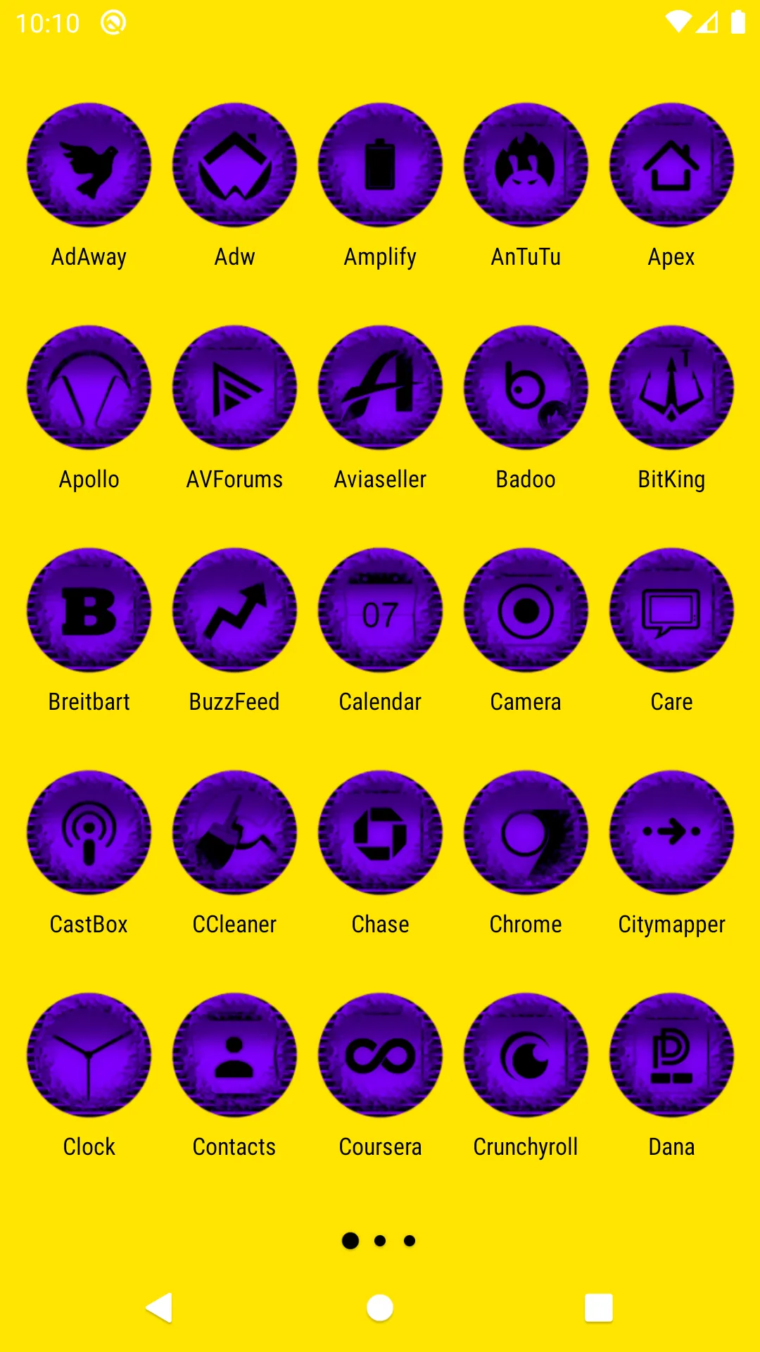 Purple Icon Pack Style 5 | Indus Appstore | Screenshot