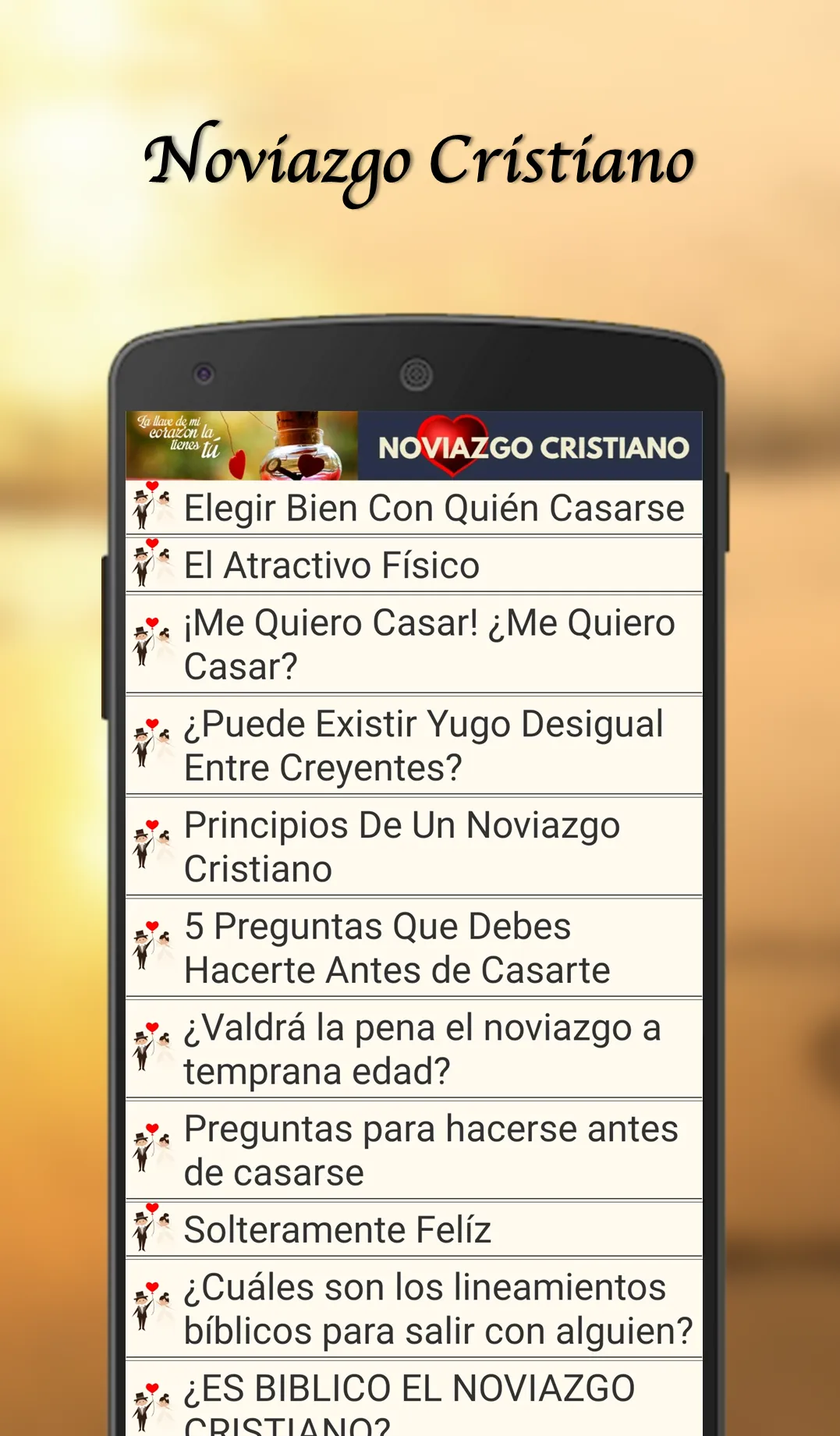 Noviazgo Cristiano | Indus Appstore | Screenshot