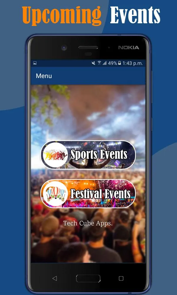 Upcoming Events | Indus Appstore | Screenshot