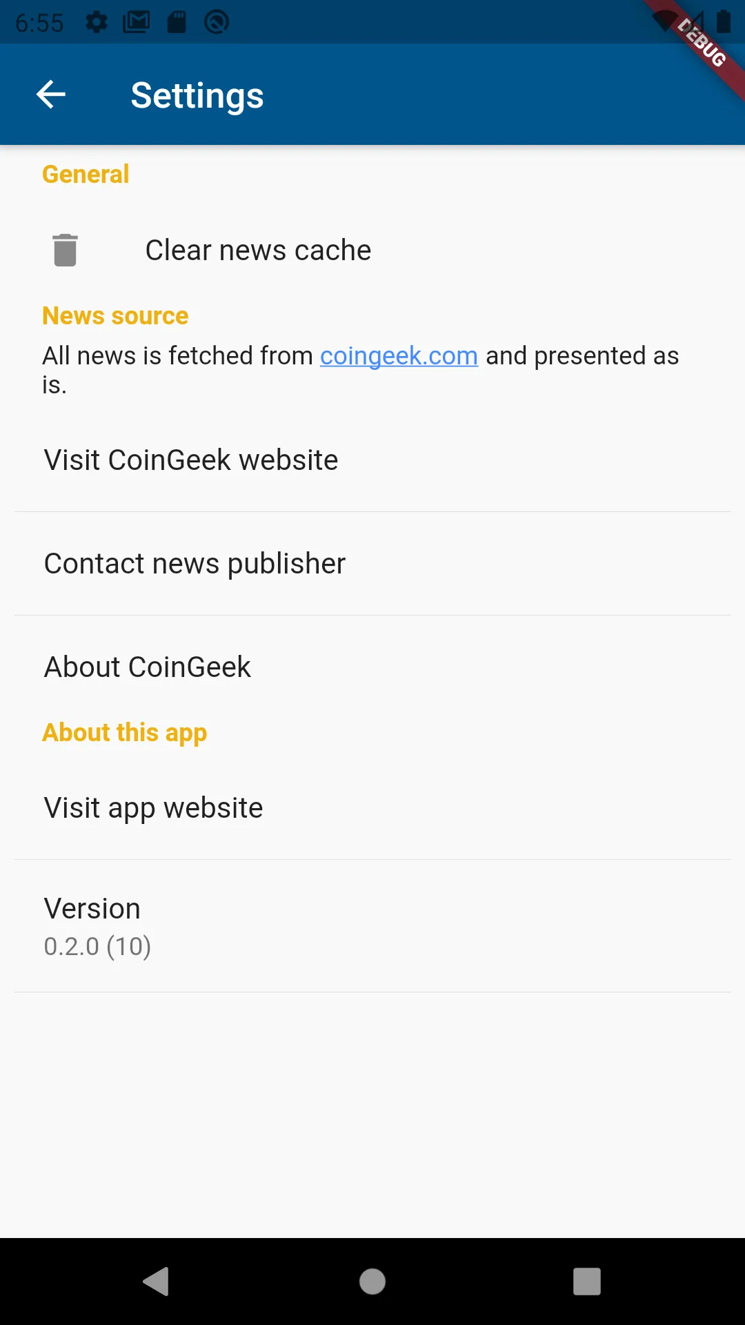 CoinGeek News | Indus Appstore | Screenshot