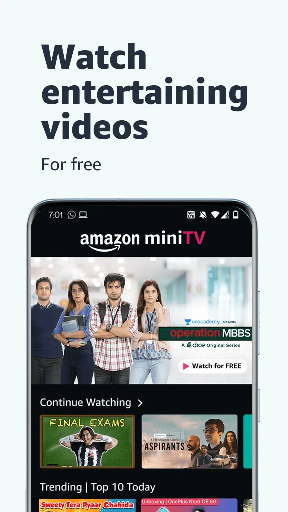 Amazon India Shop, Pay, miniTV | Indus Appstore | Screenshot