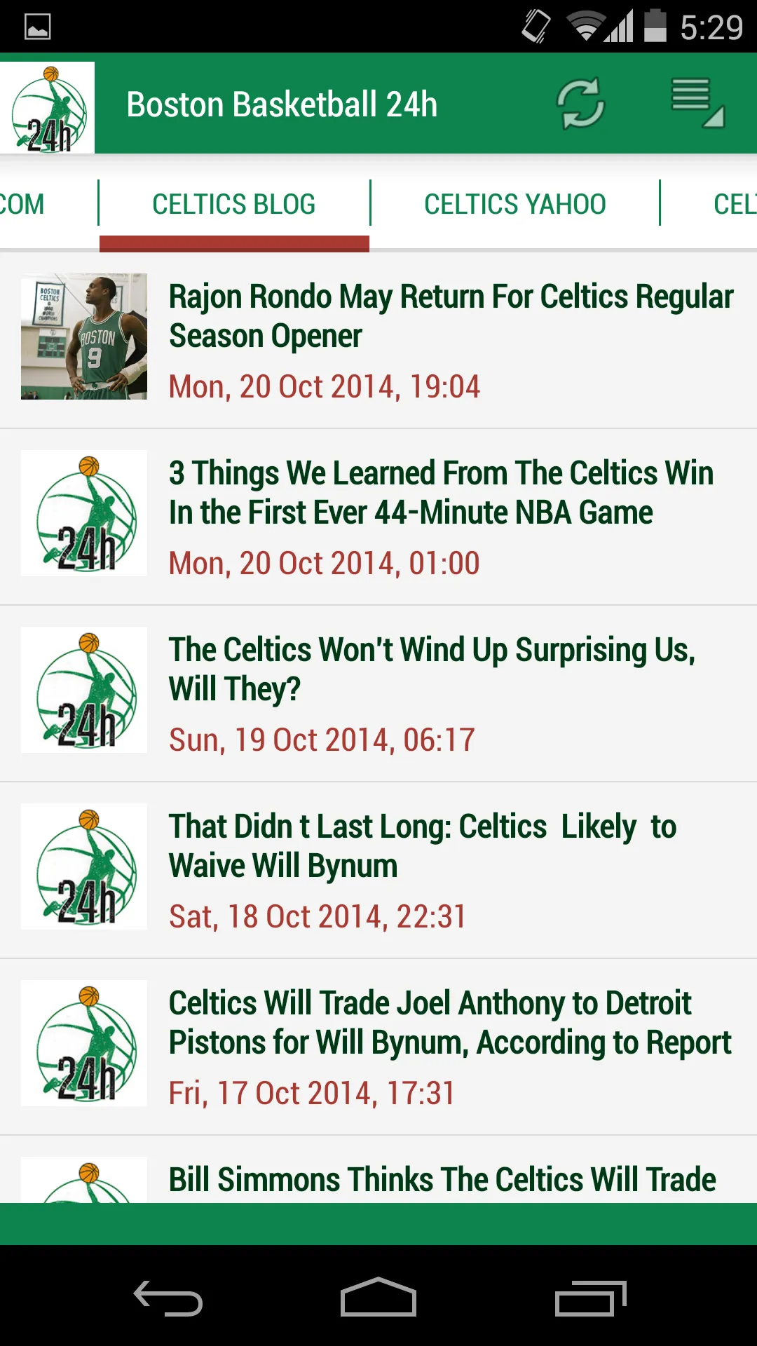 Boston Basketball 24h | Indus Appstore | Screenshot