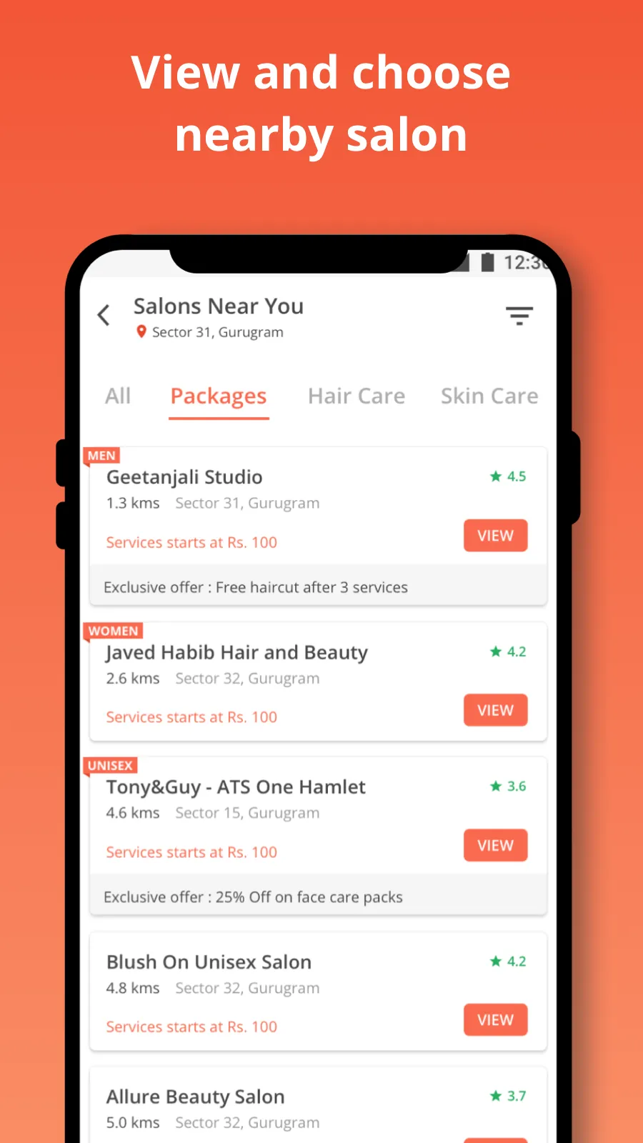 Nearz : Book your nearby salon | Indus Appstore | Screenshot