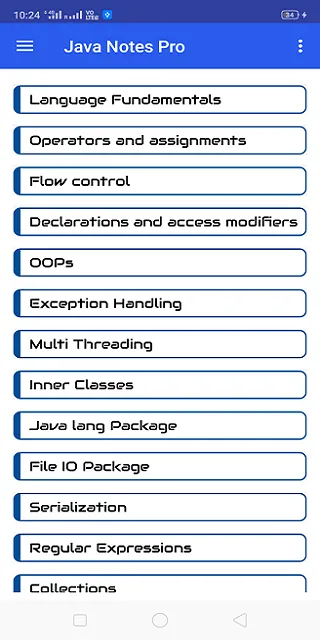 Java Notes | Indus Appstore | Screenshot