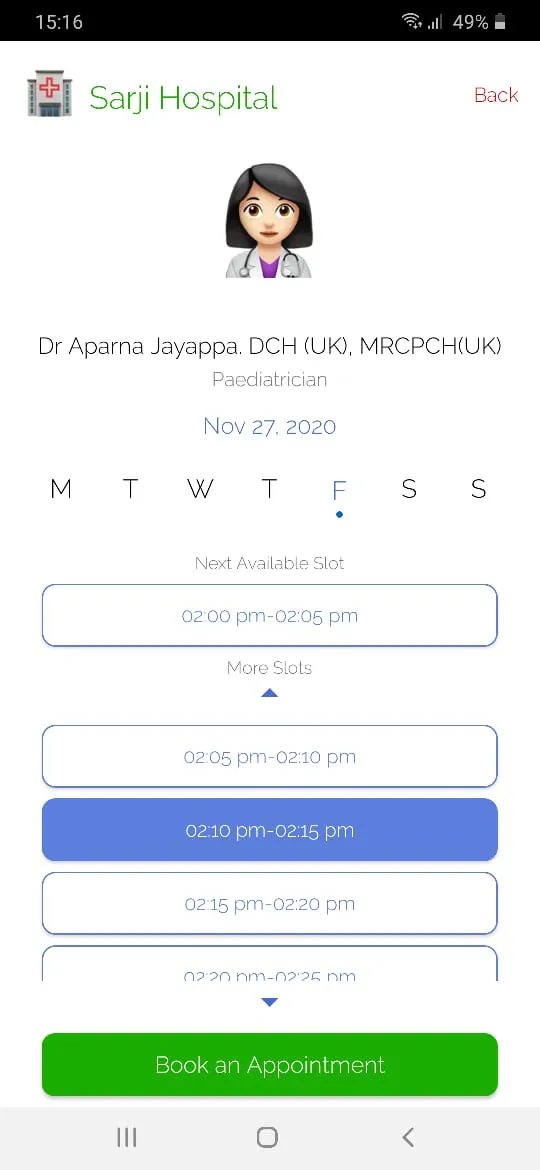 Sarji Hospital | Indus Appstore | Screenshot