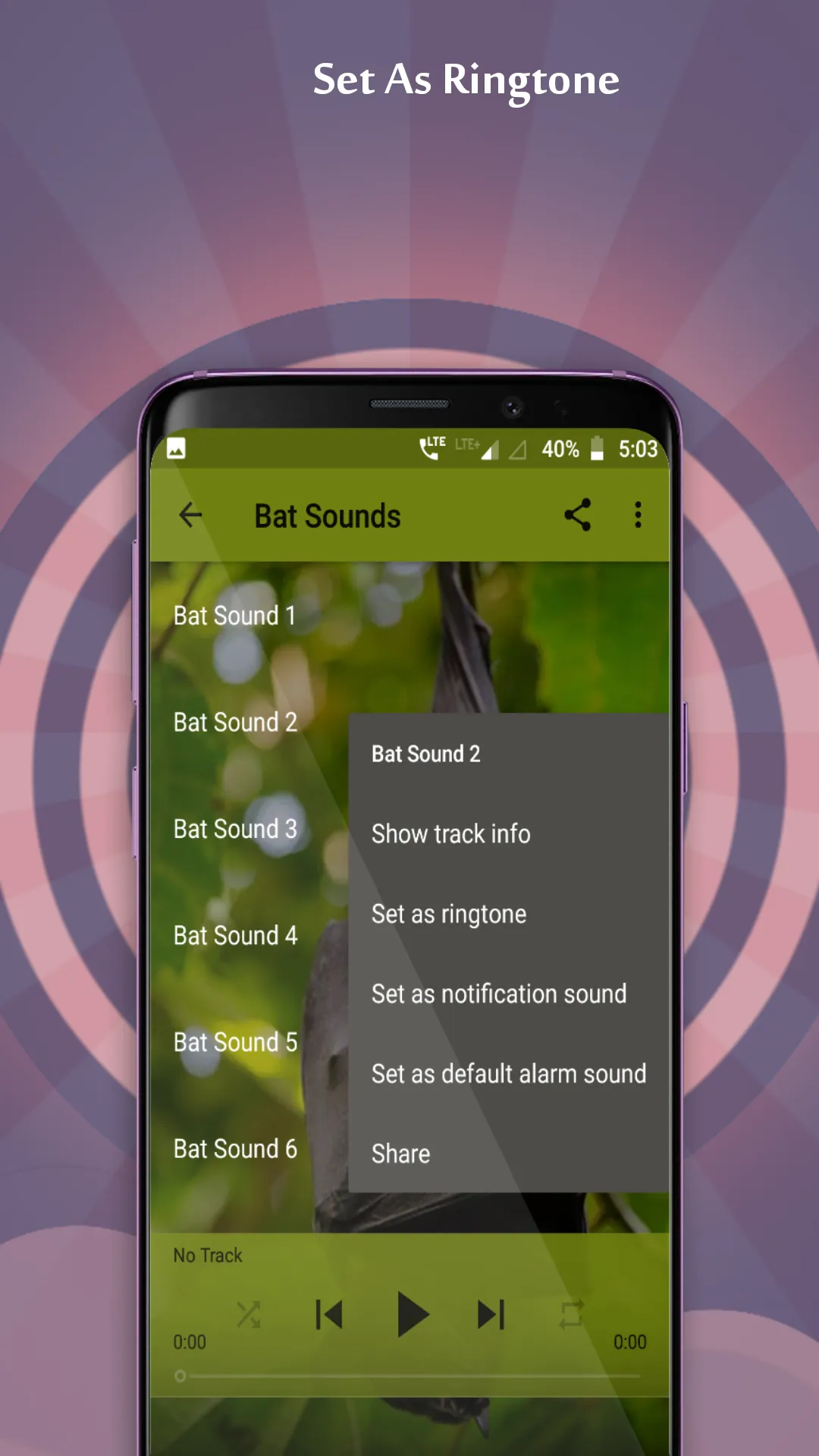 Bat Sounds | Indus Appstore | Screenshot