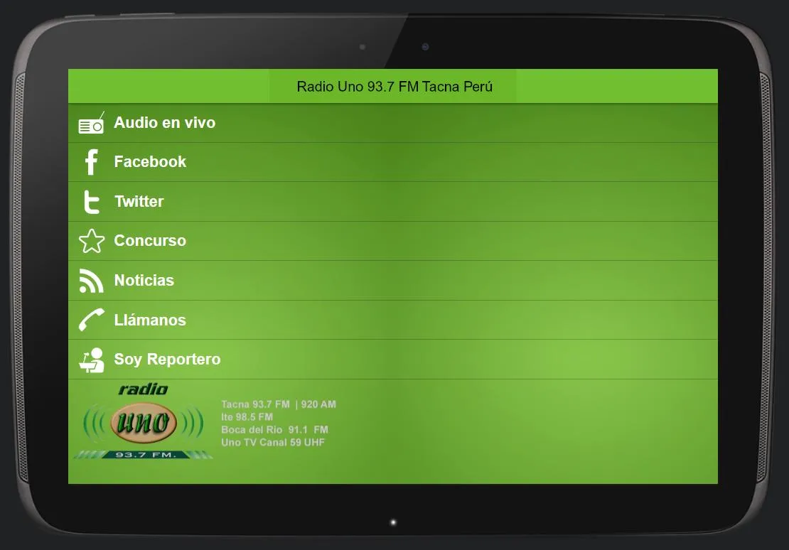 Radio Uno 93.7 FM Tacna | Indus Appstore | Screenshot