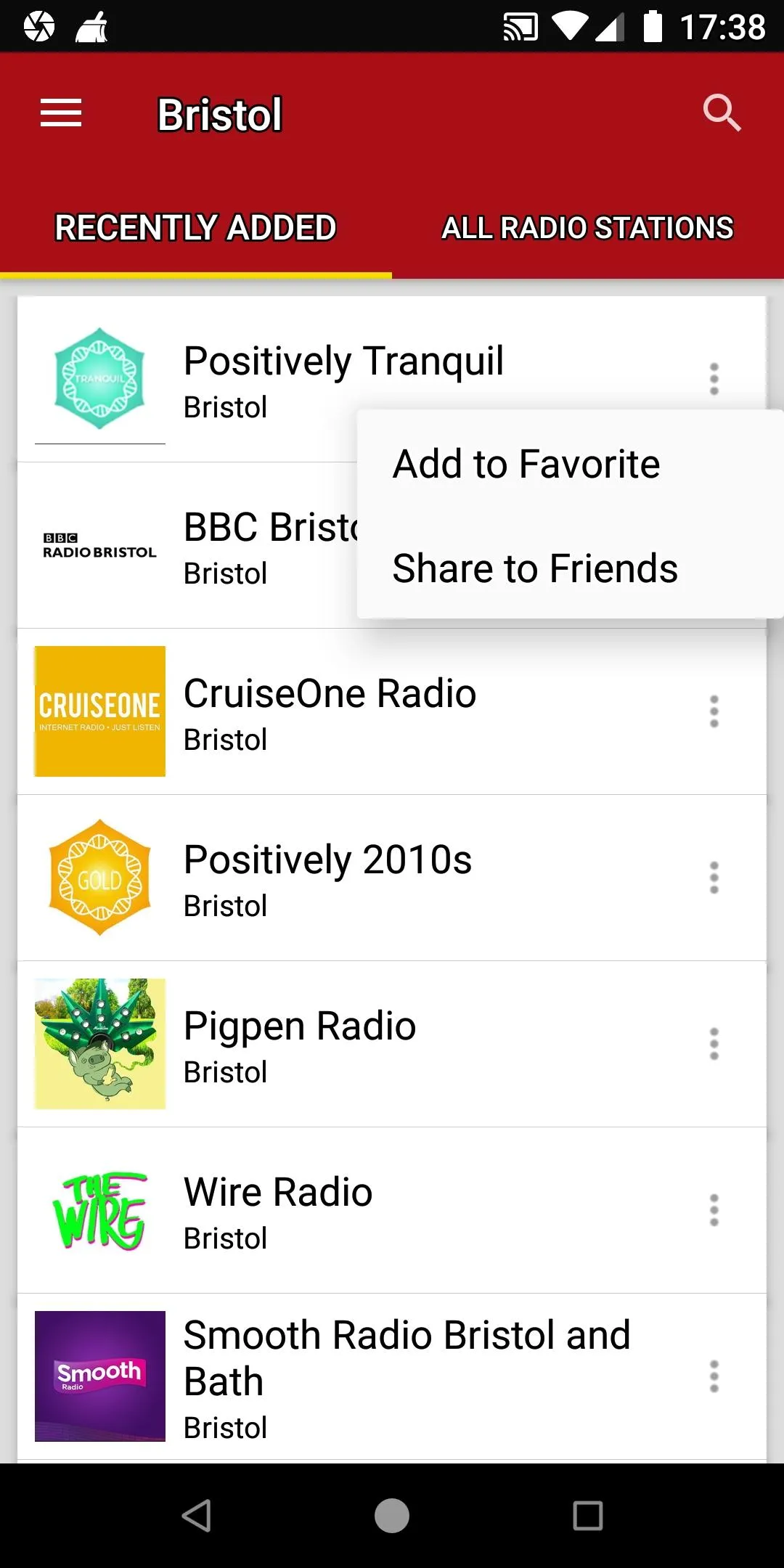 Bristol Radio Stations - UK | Indus Appstore | Screenshot